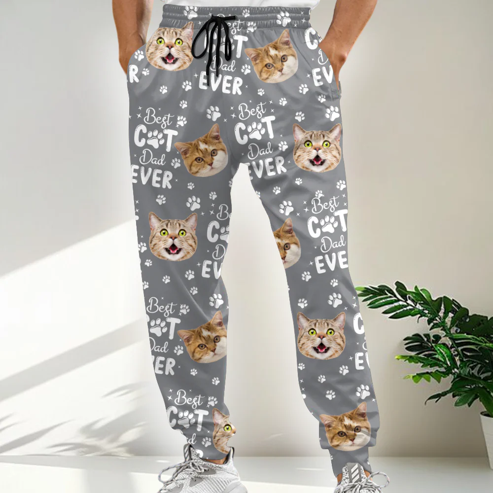 Custom Face Cute Best Dad Ever Sweatpants For Father's Day LM32 893567 - Image 5