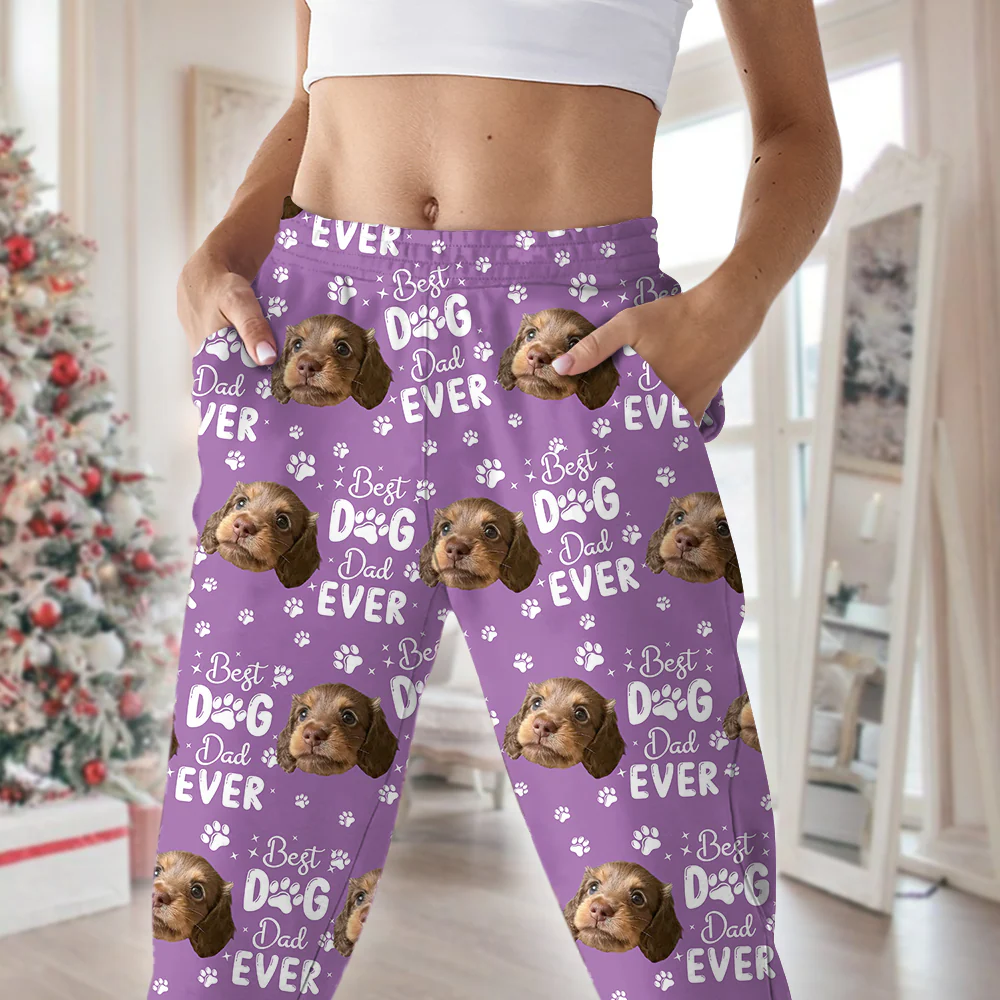 Custom Face Cute Best Dad Ever Sweatpants For Father's Day LM32 893567 - Image 6