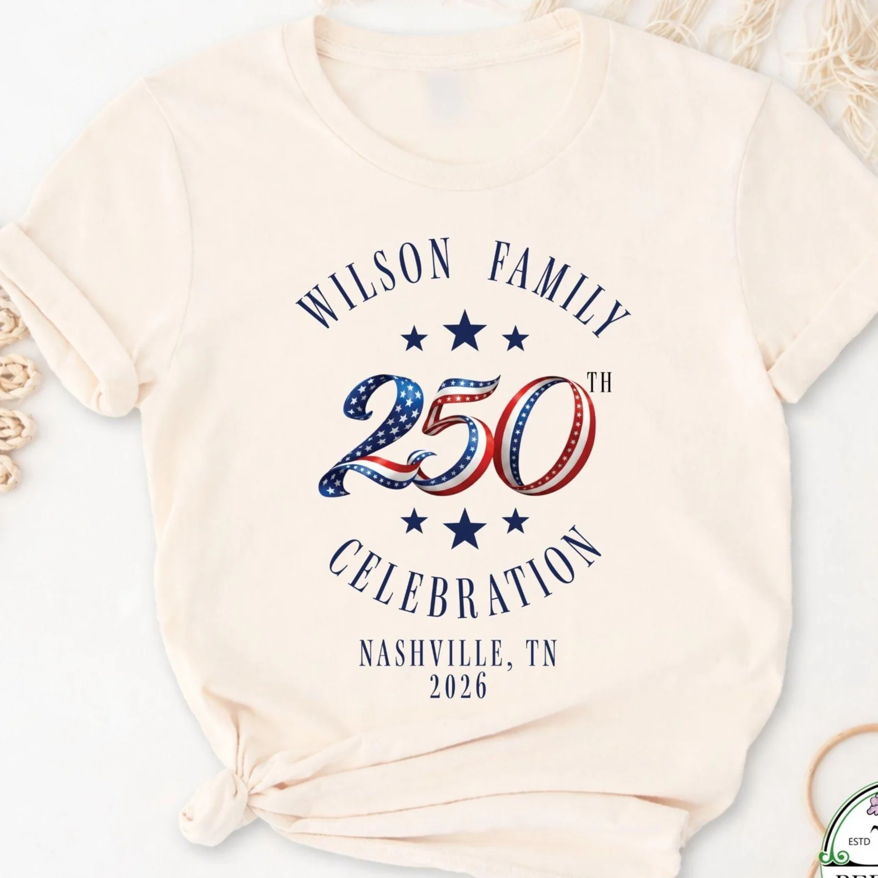 Custom Family 250th Celebration Shirt, Patriotic America Basic Tee LM32 669211 - Image 3