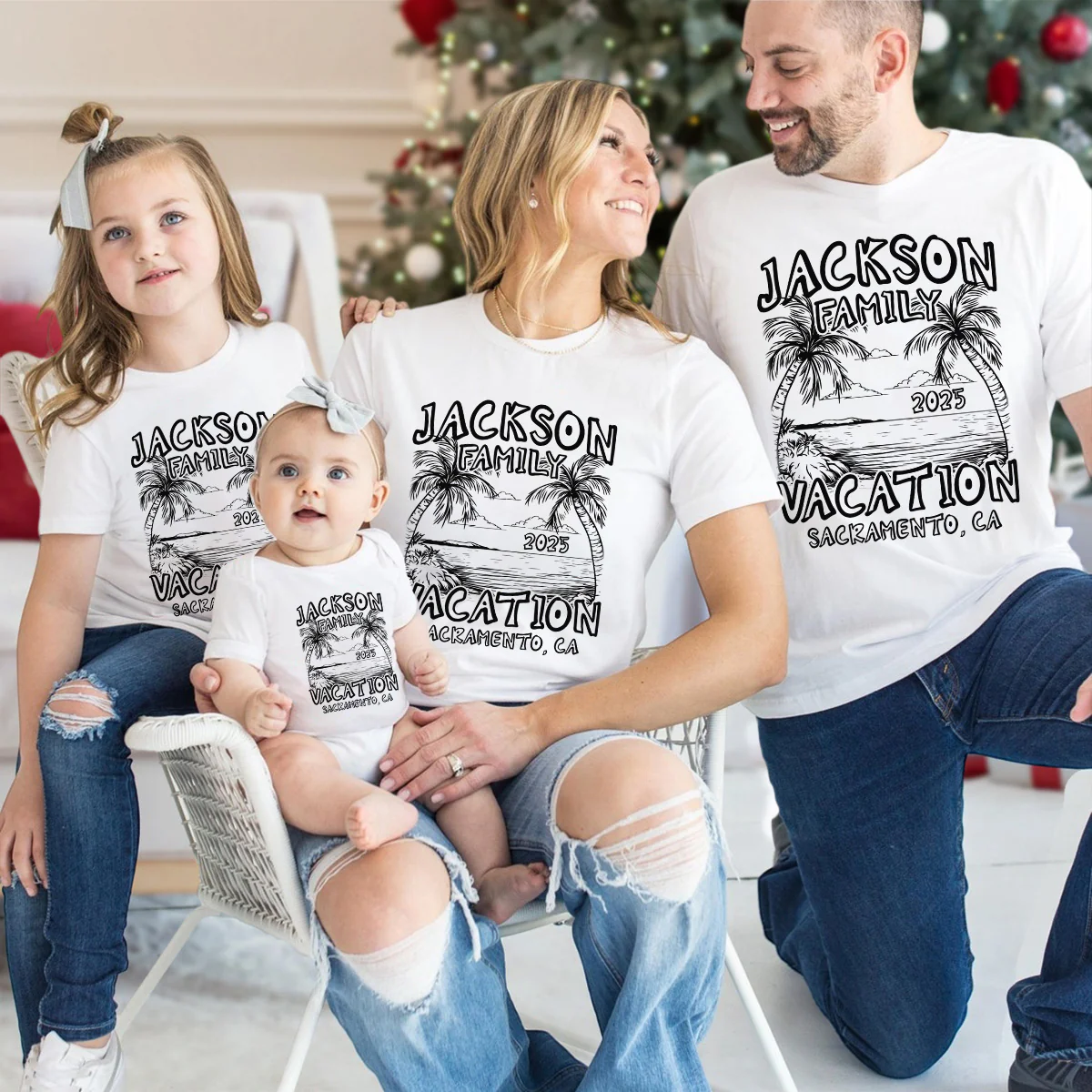 Custom Family Vacation Shirts 2025 – Matching Family Trip Dark Shirts LM32 895977 - Image 10
