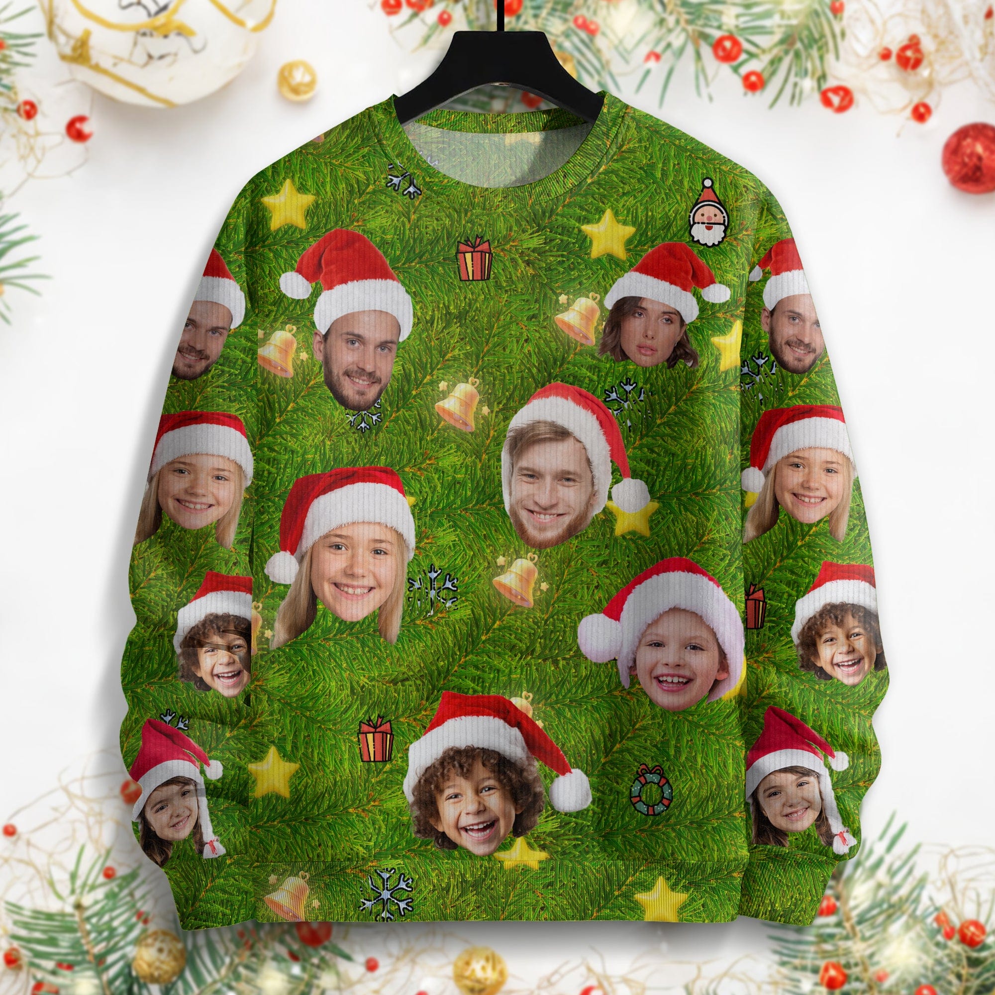 Custom Funny Face Christmas Gift Idea Ugly Sweater TH10 891713 - Image 2