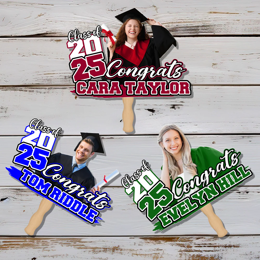 Custom Funny Face Congrats Graduation Perfect Gift Idea Face Fan LM32 893197 - Image 4