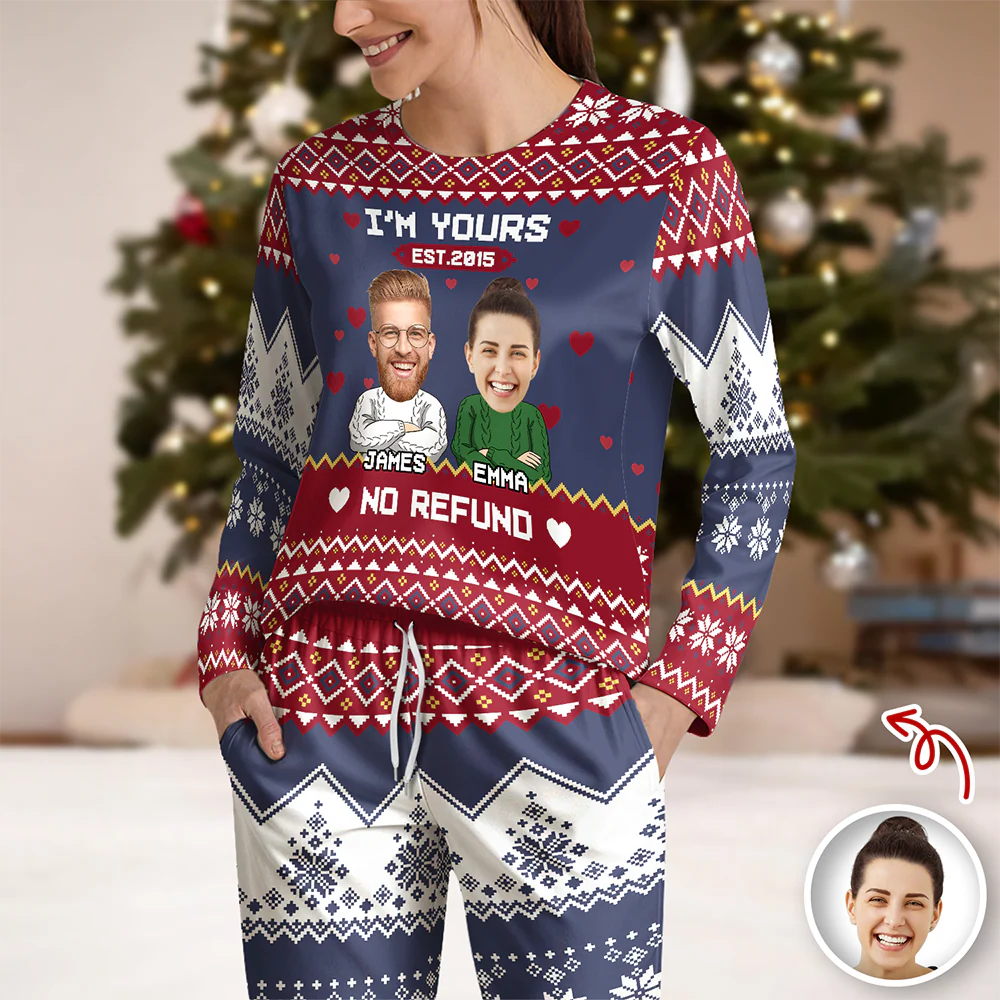 Custom Funny Face You And Me We Are A Team Together Sleepwear LM32 895571 - Image 2