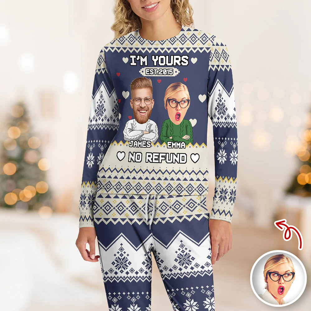 Custom Funny Face You And Me We Are A Team Together Sleepwear LM32 895571 - Image 5