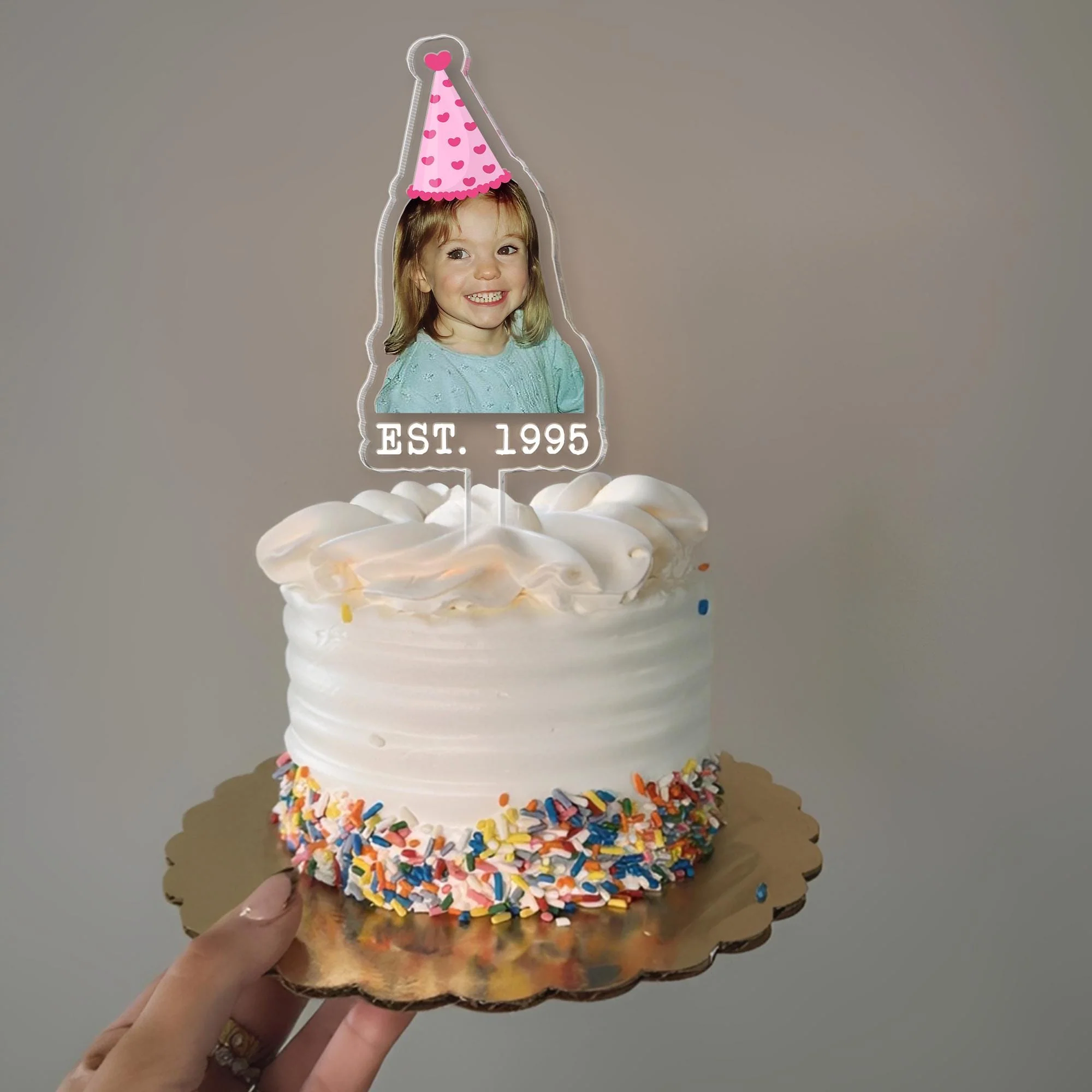 Custom Funny Photo Look Who's 30th 40th 50th Birthday Acrylic Cake Topper LM32 899915 - Image 11
