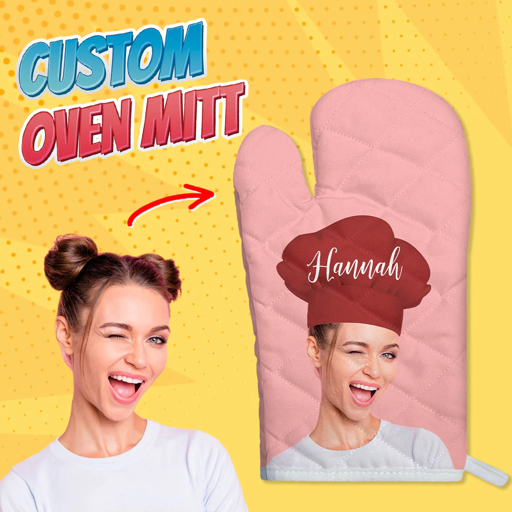Custom Funny Photo Master Chef Oven Mitt Gift For Cooking Lovers LM32 899233 - Image 6