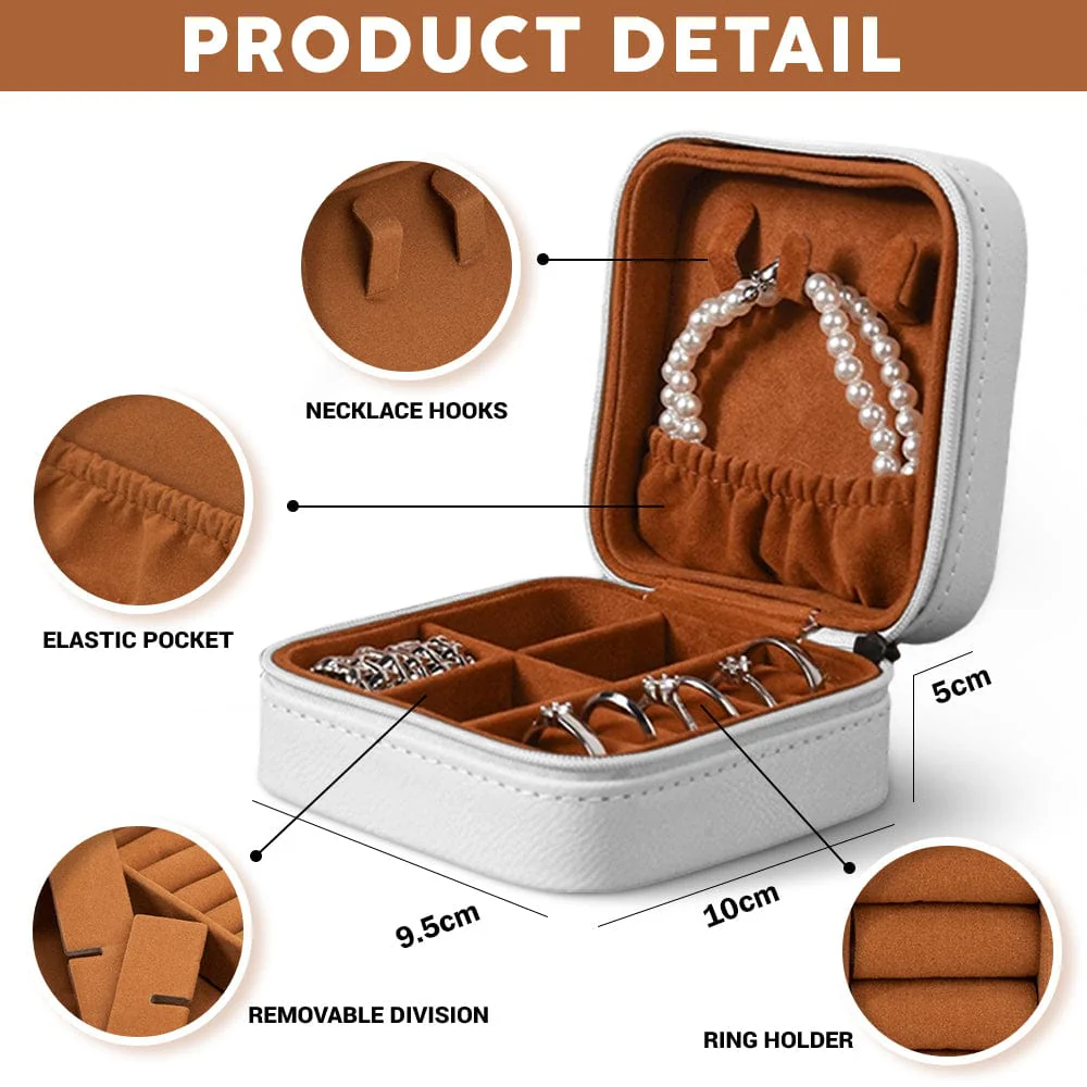 Custom Human Photo With Name Christmas Personalized Gift Jewelry Travel Box TH10 891773 - Image 4