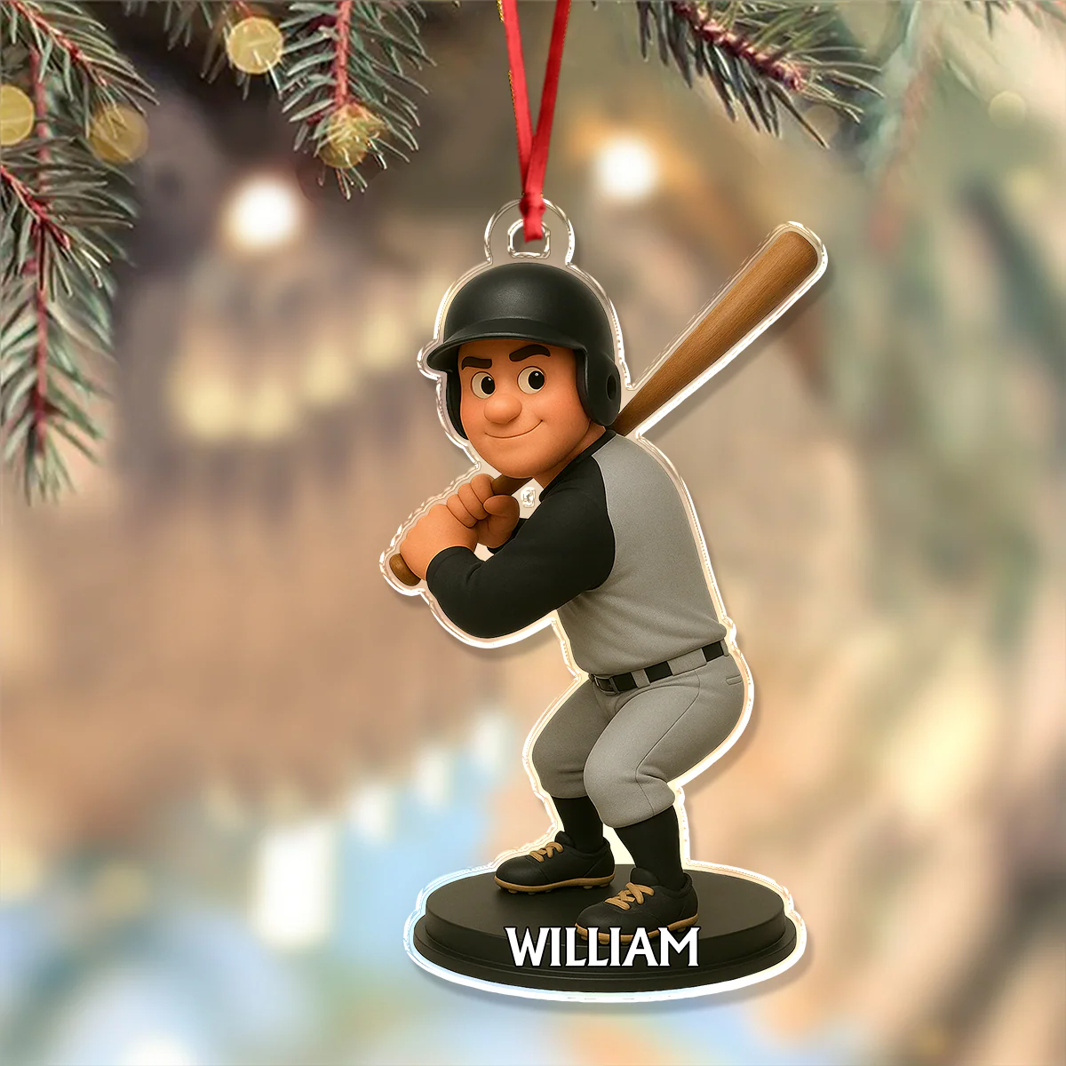 Custom Photo 3D Effect Figure For Baseball Lovers Acrylic Ornament LM32 895593 - Image 4
