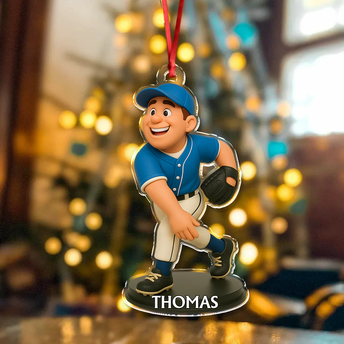 Custom Photo 3D Effect Figure For Baseball Lovers Acrylic Ornament LM32 895593 - Image 6