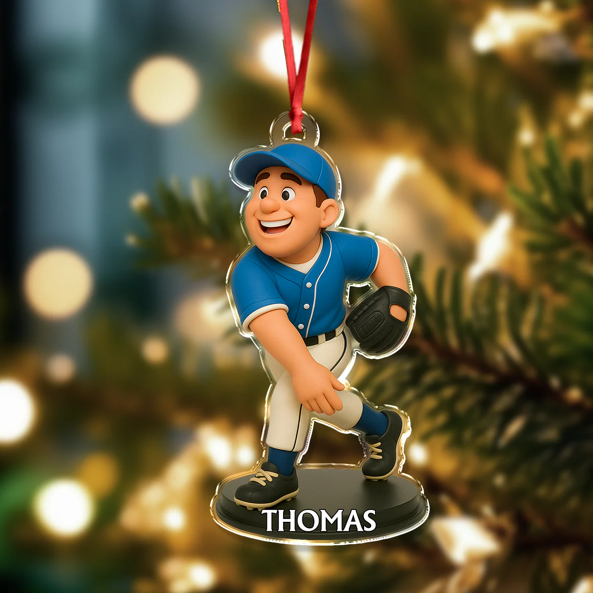 Custom Photo 3D Effect Figure For Baseball Lovers Acrylic Ornament LM32 895593 - Image 7
