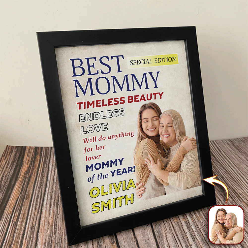 Custom Photo Best Mom Of The Year Endless Love Magazine Picture Frame LM32 897925 - Image 2