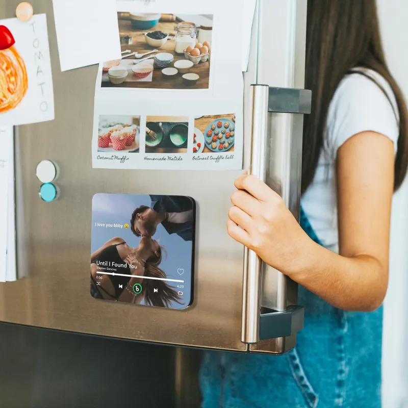 Custom Photo Fridge Magnet - Personalized Spotify Plaque Song, Keepsake Gift, Christmas Gift for Lover LM32 897485 - Image 3