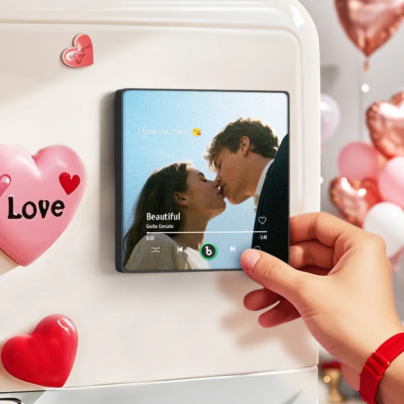 Custom Photo Fridge Magnet - Personalized Spotify Plaque Song, Keepsake Gift, Christmas Gift for Lover LM32 897485 - Image 4