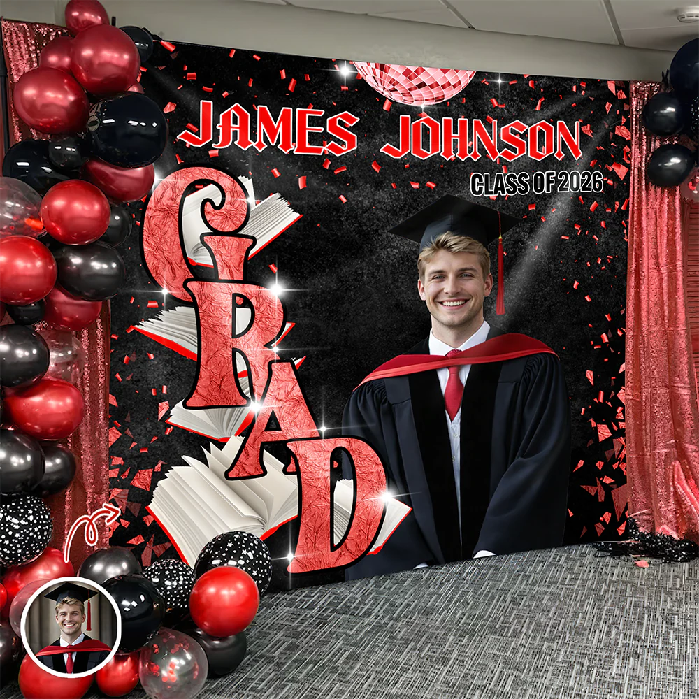 Custom Photo Golden Hour Congratulation Graduation's Day Party Backdrop LM32 899375 - Image 6