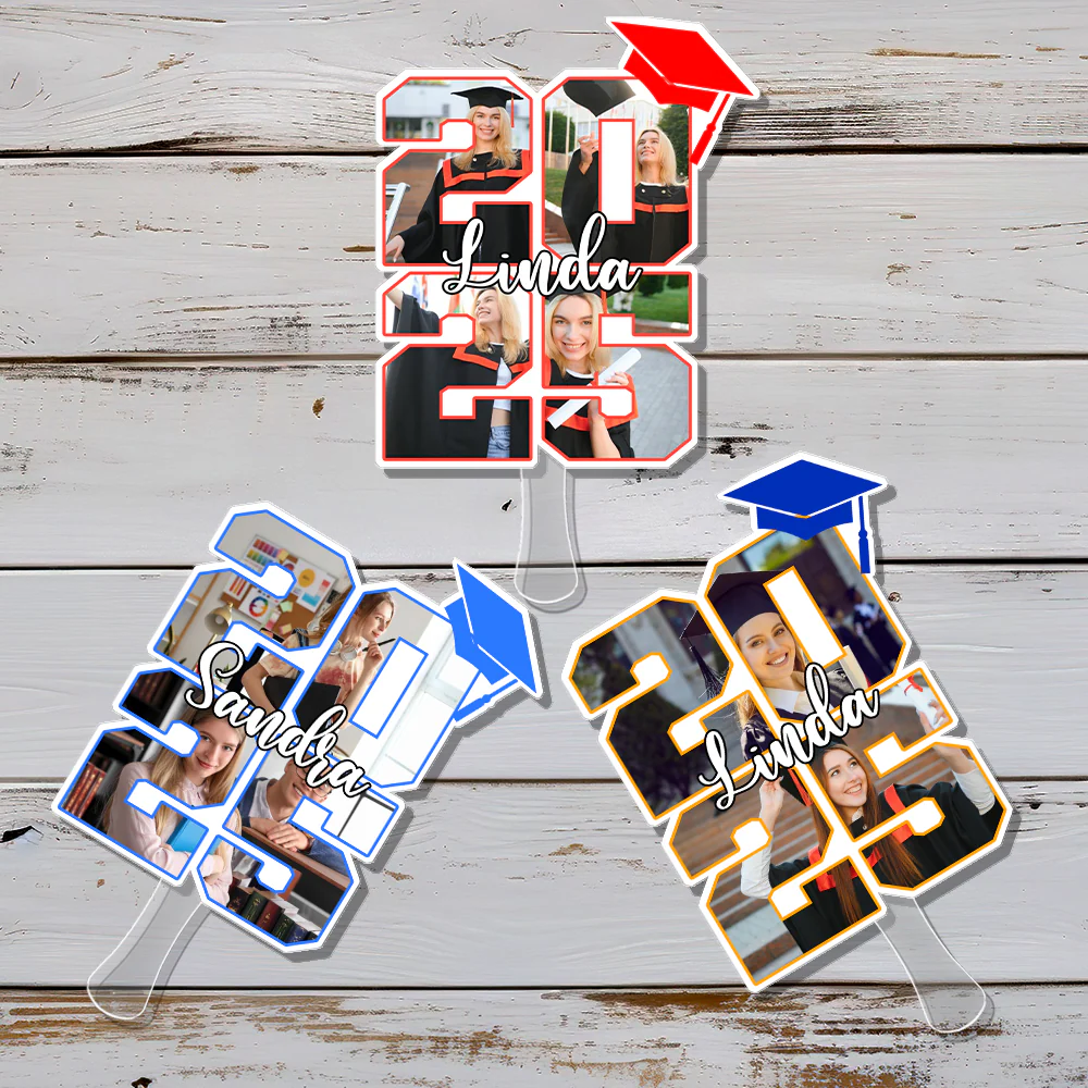 Custom Photo Graduation Ceremony Perfect Gift Idea Face Fan LM32 893245 - Image 6