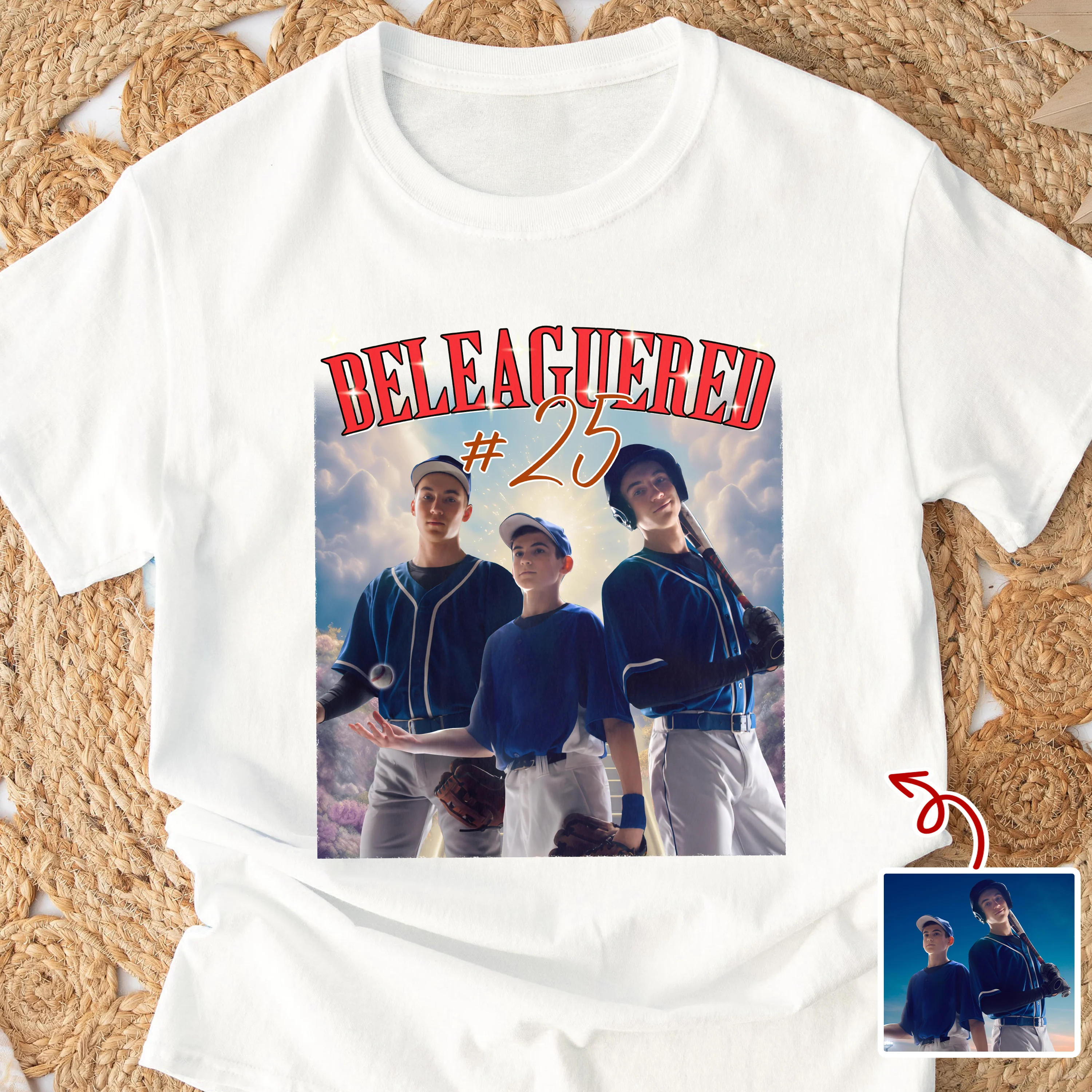 Custom Photo Ice Hockey Retro Vintage Portrait Comfort Shirt LM32 895651 - Image 3