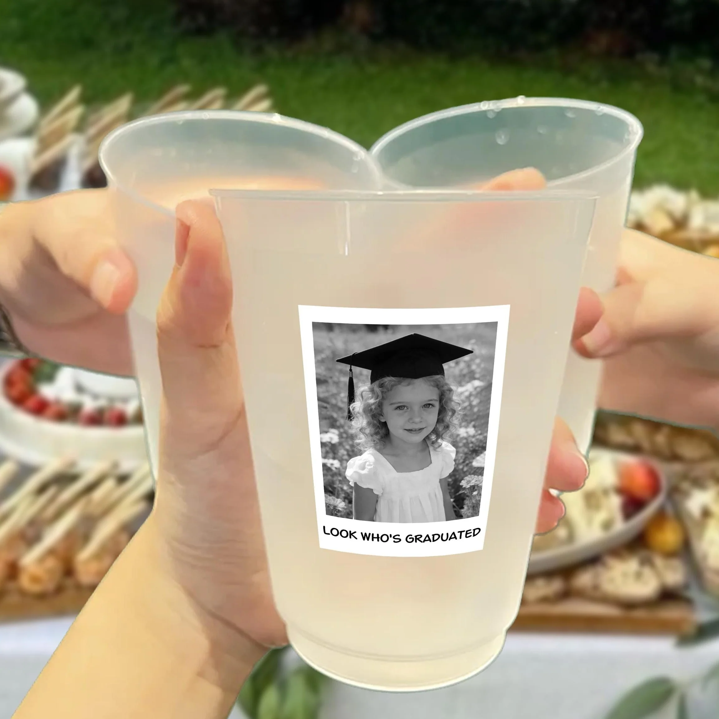 Custom Photo Look Who's Graduated Graduation Frosted Cups LM32 899893 - Image 2
