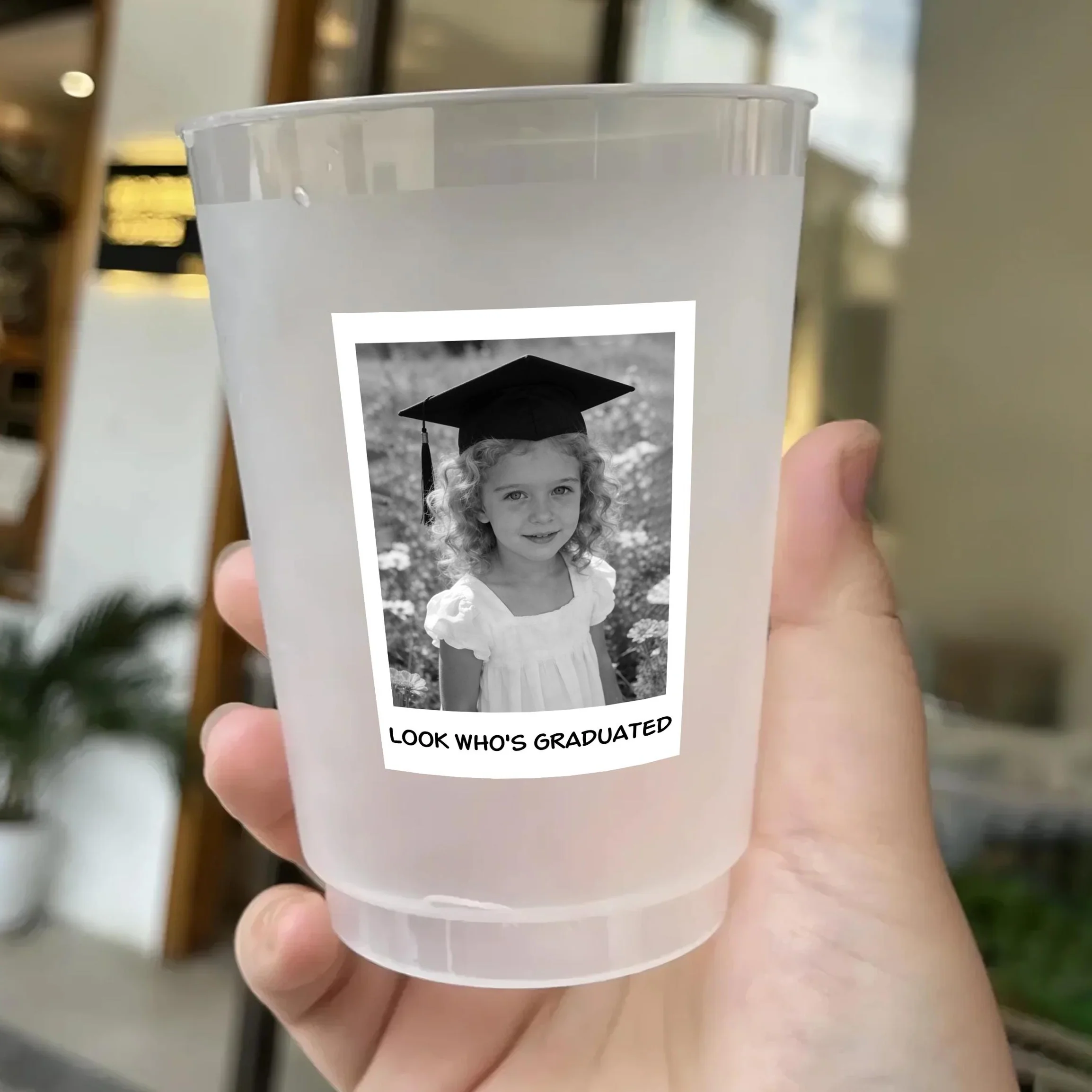 Custom Photo Look Who's Graduated Graduation Frosted Cups LM32 899893 - Image 5