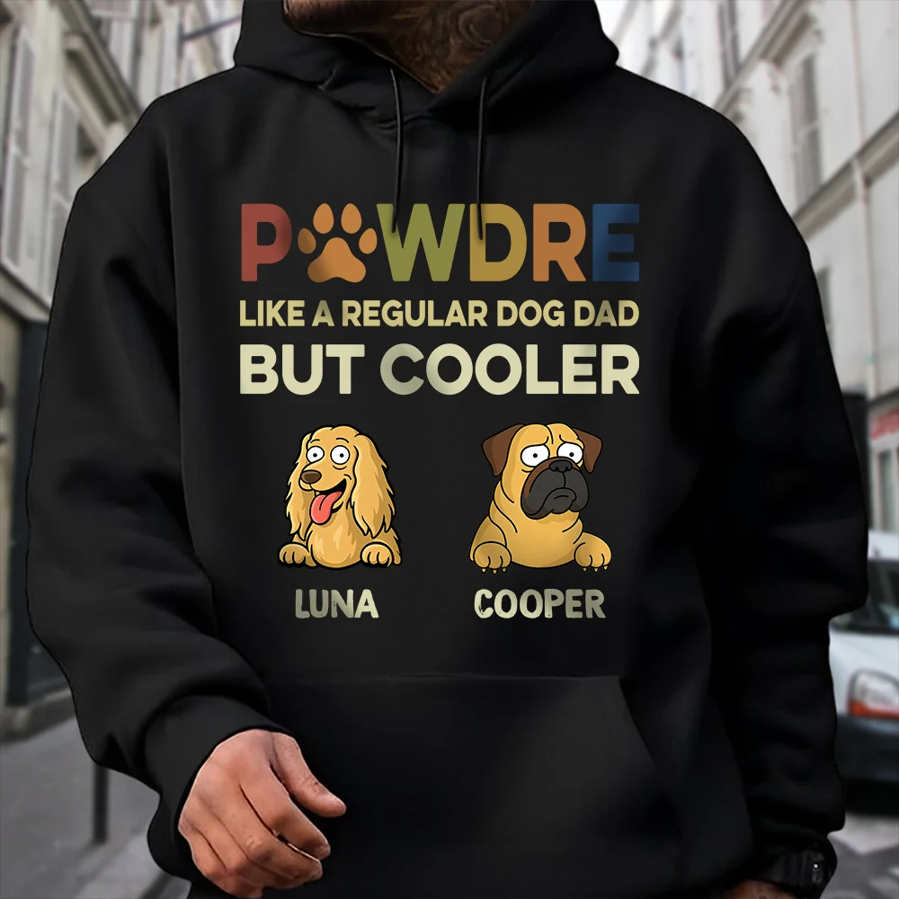 Custom Photo Pawther Like A Regular Dog Dad But Cooler Shirt LM32 893509 - Image 3
