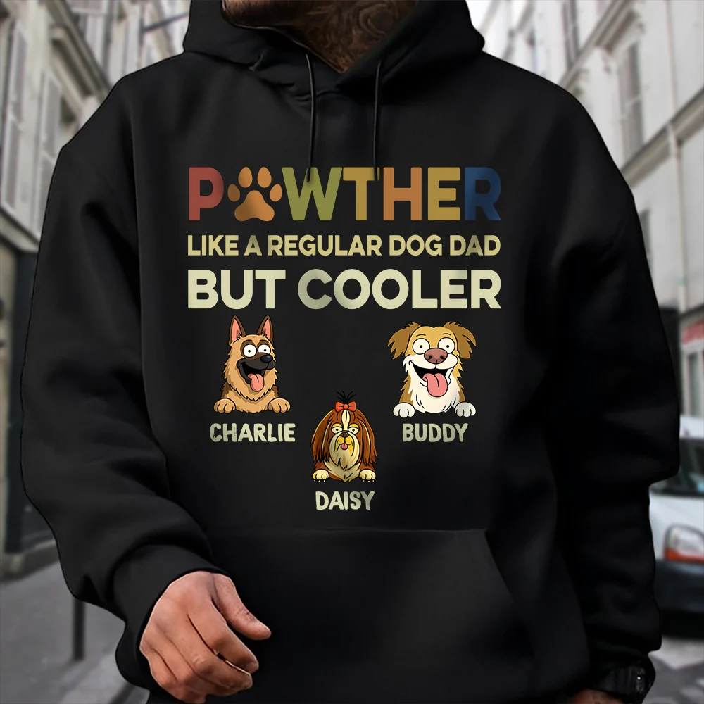 Custom Photo Pawther Like A Regular Dog Dad But Cooler Shirt LM32 893509 - Image 5