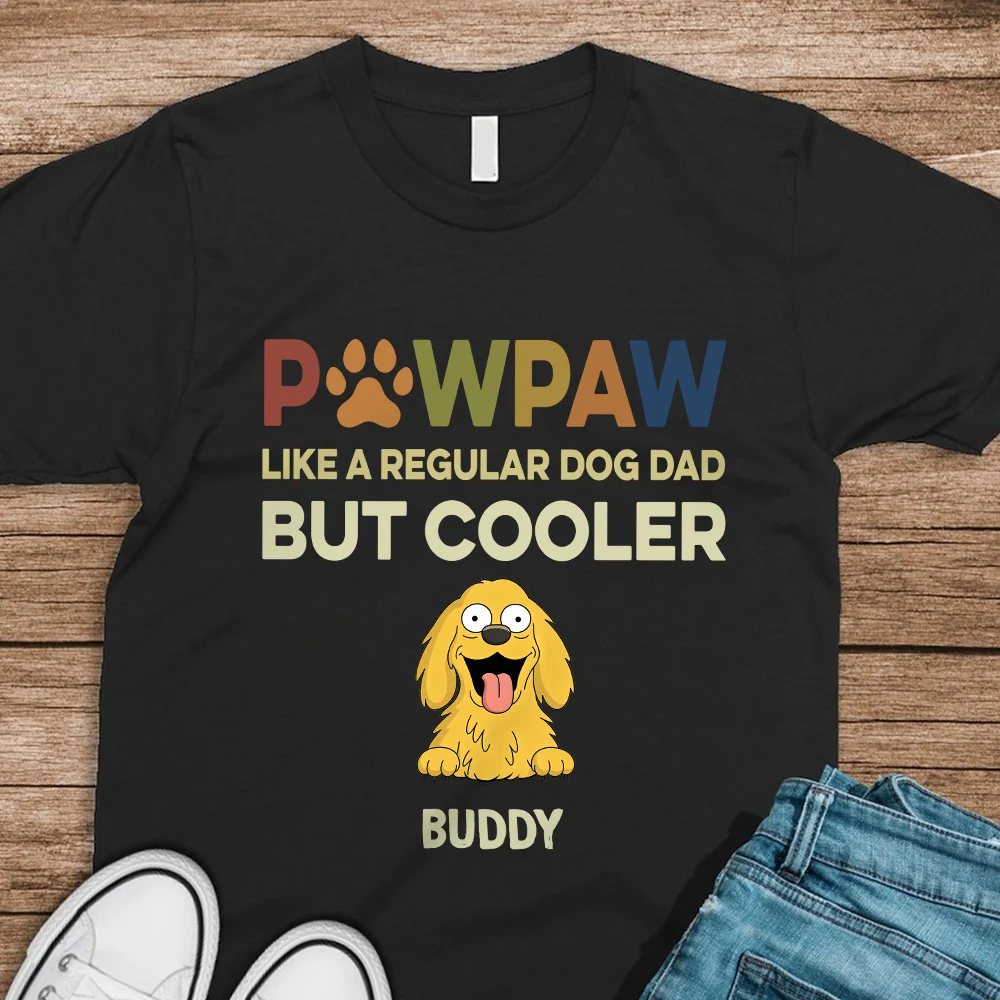Custom Photo Pawther Like A Regular Dog Dad But Cooler Shirt LM32 893509 - Image 6