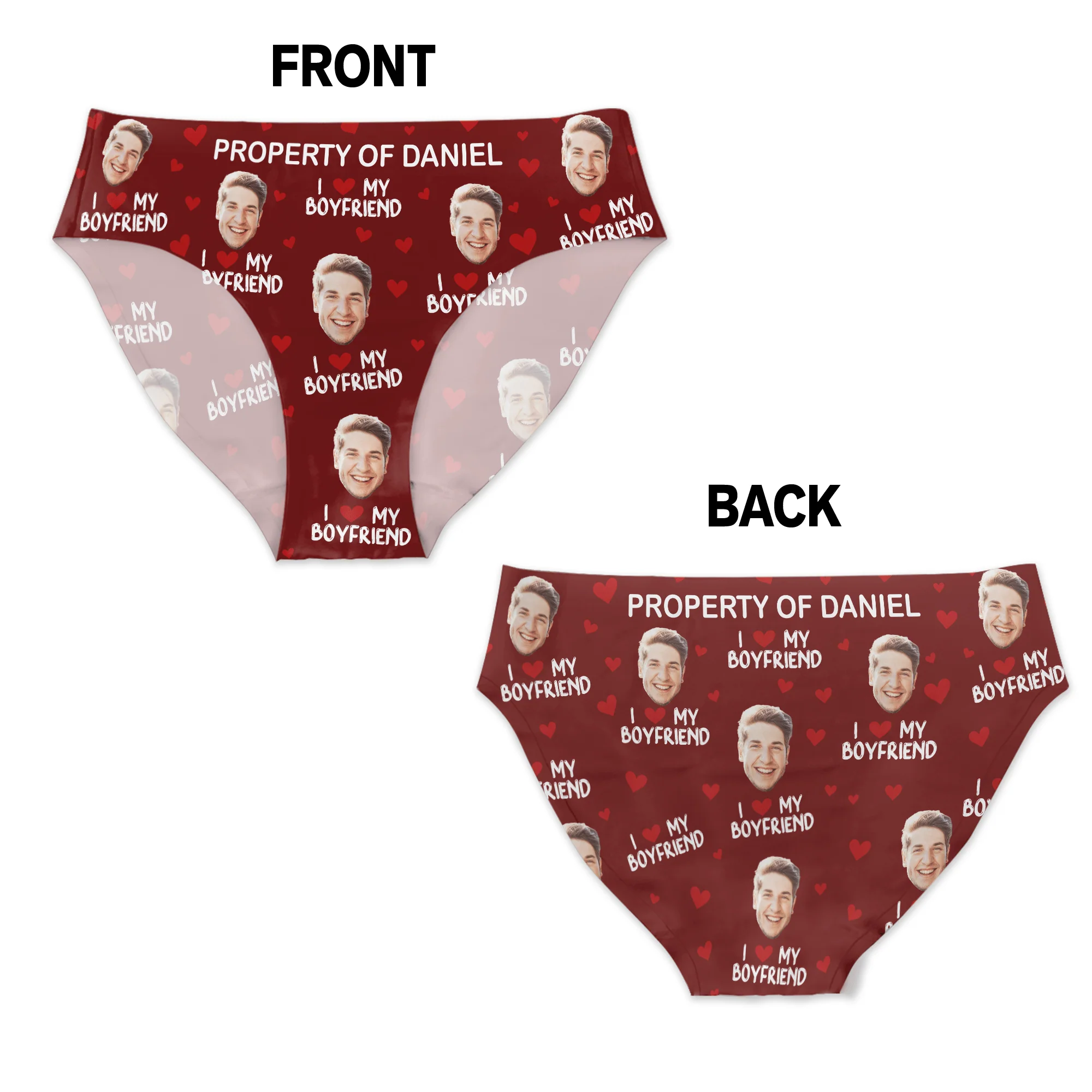 Custom Photo Property of You I Love My Husband Underwear For Women CH07 893081 - Image 5