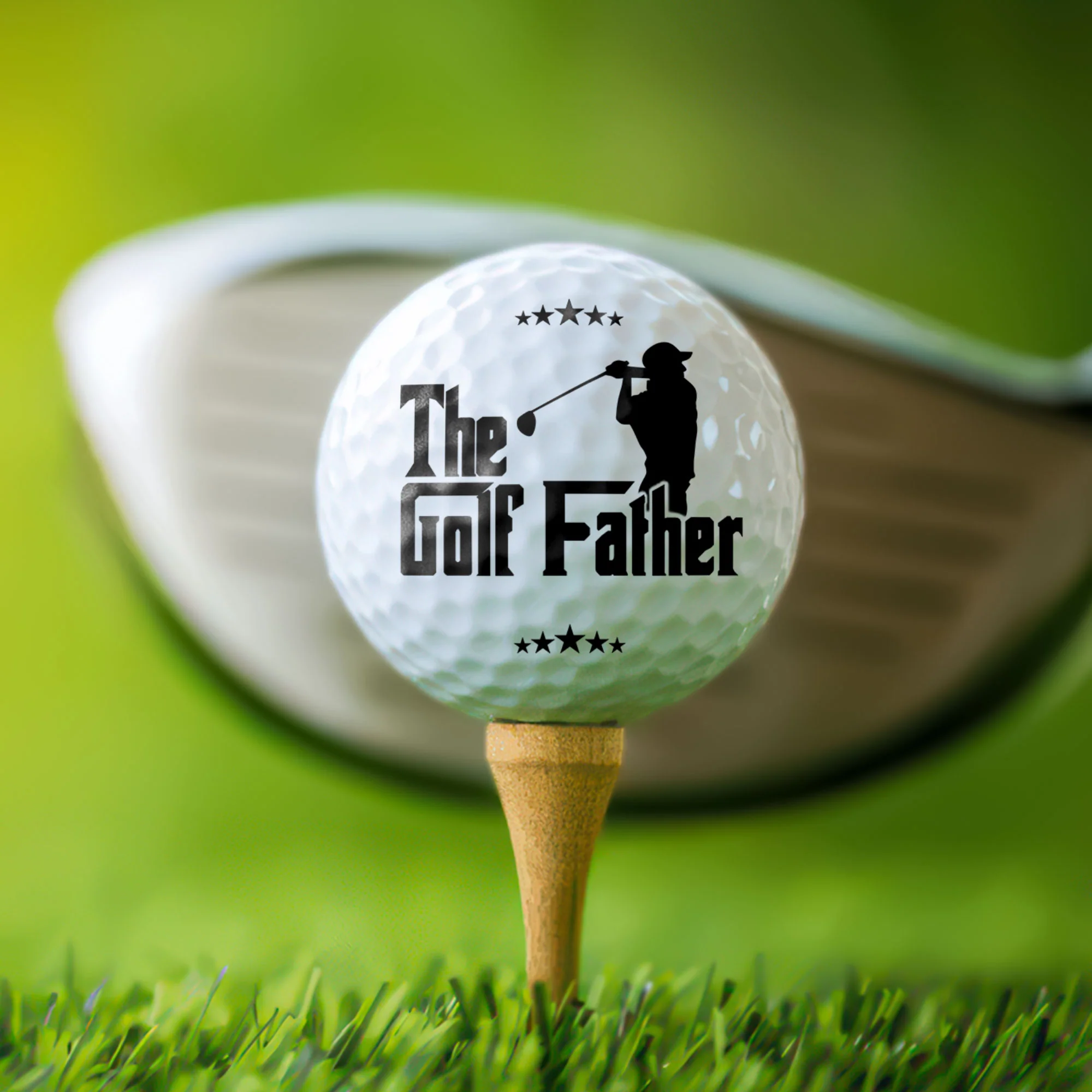 Custom Photo The Goft Father Golf Ball For Sport Player LM32 893475 - Image 5