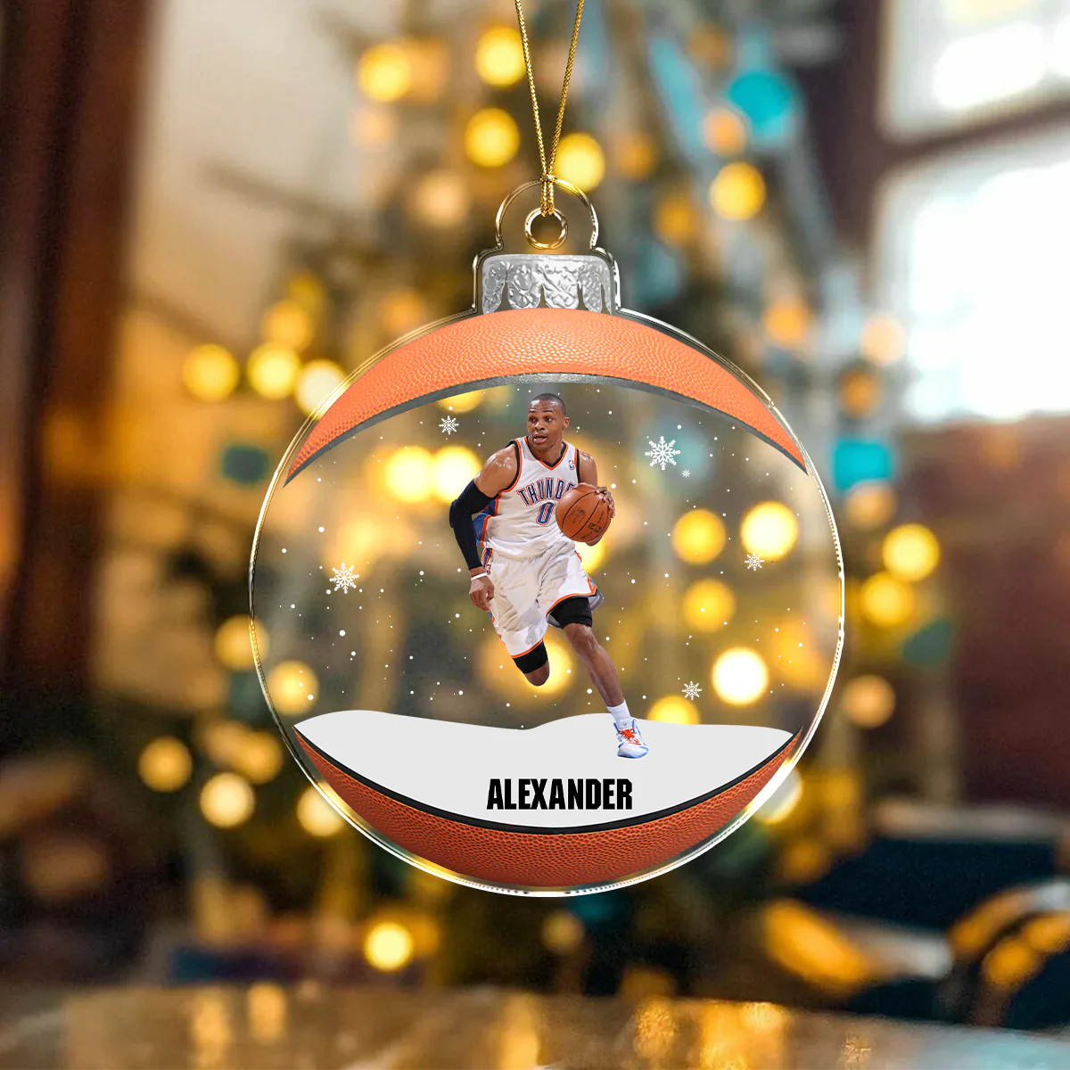 Custom Photo The Spirit Of Christmas For Sport Lovers Acrylic Ornament LM32 895439 - Image 4