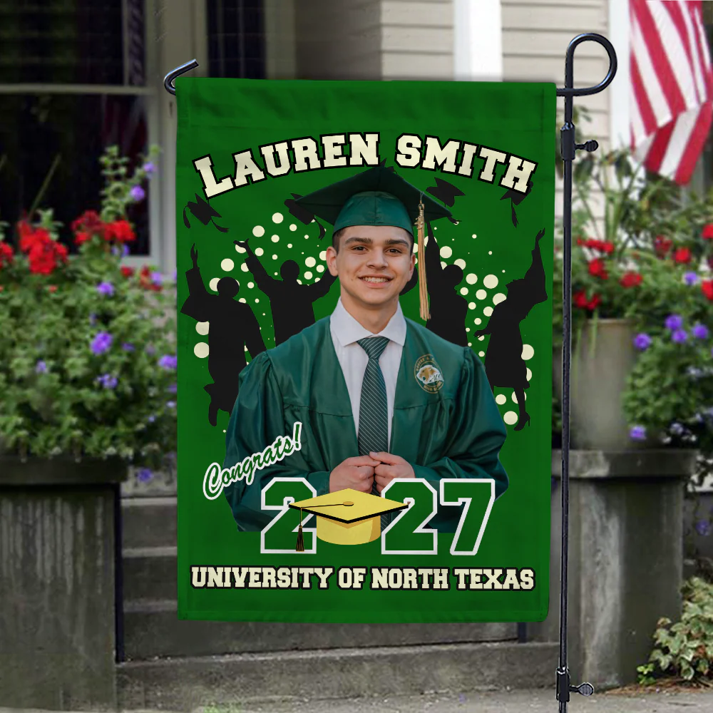 Custom Photo with Name Graduation Garden Flag - Unique Gift Idea for Grads LM32 893053 - Image 8