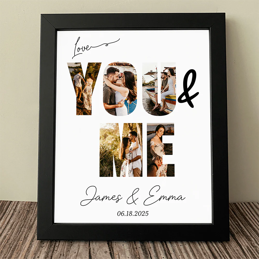 Custom Photo You & Me We Got This Picture Frame LM32 893803 - Image 2