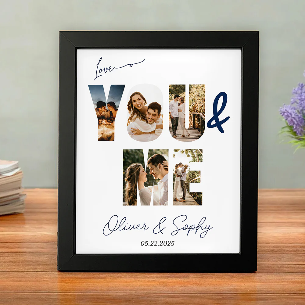 Custom Photo You & Me We Got This Picture Frame LM32 893803 - Image 6