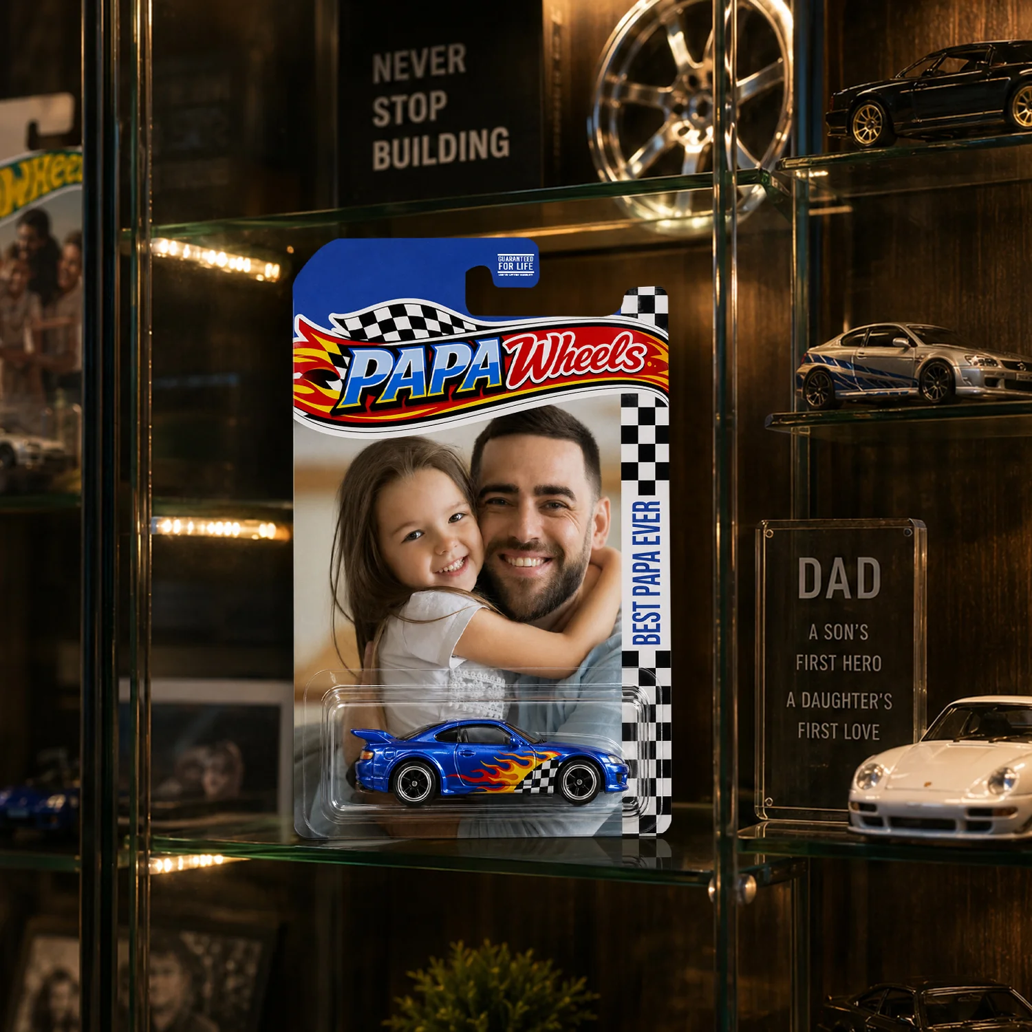 Custom Photo You’re Wheelie Cool Dad Wheels Packaging - Diecast Car Keepsake for Father’s Day LM32 669129 - Image 5