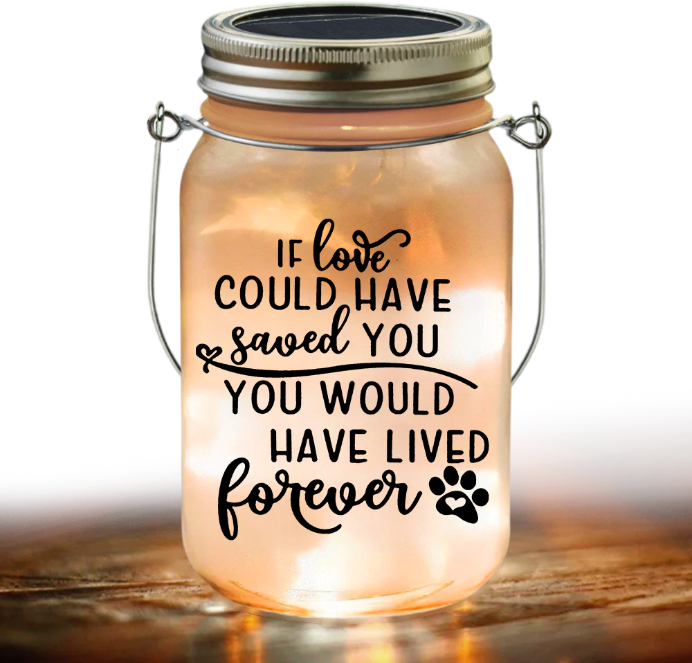 Custom Photo You Would Have Lived Forever Memorial Mason Jar Light LM32 893161 - Image 4