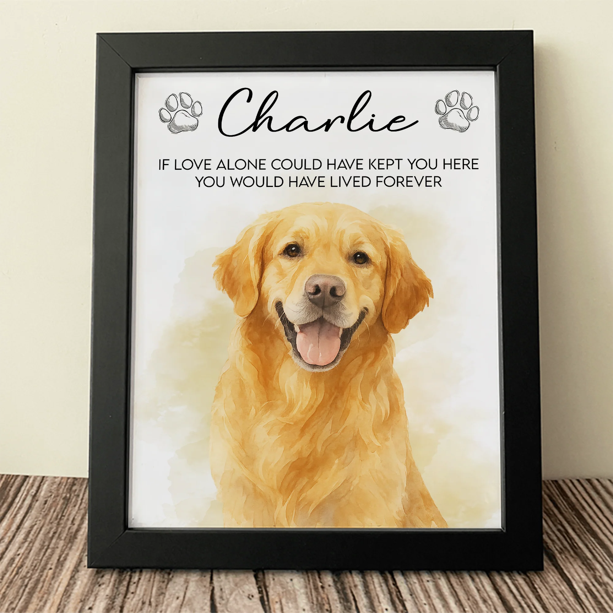 Custom Portrait Photo You Were My Favorite Hello Memorial Picture Frame LM32 893755 - Image 2
