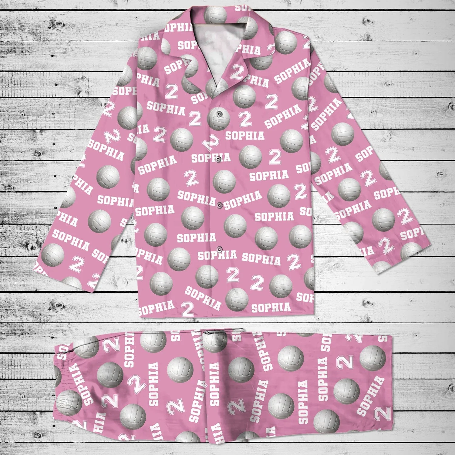 Custom Softball With Number and Name Christmas Pajamas For Sport Players LM32 891971 - Image 5