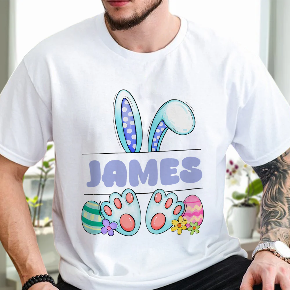 Custome Name Happy Easter Cute Bunny Toddler - Easter Bright Shirt LM32 897775 - Image 3