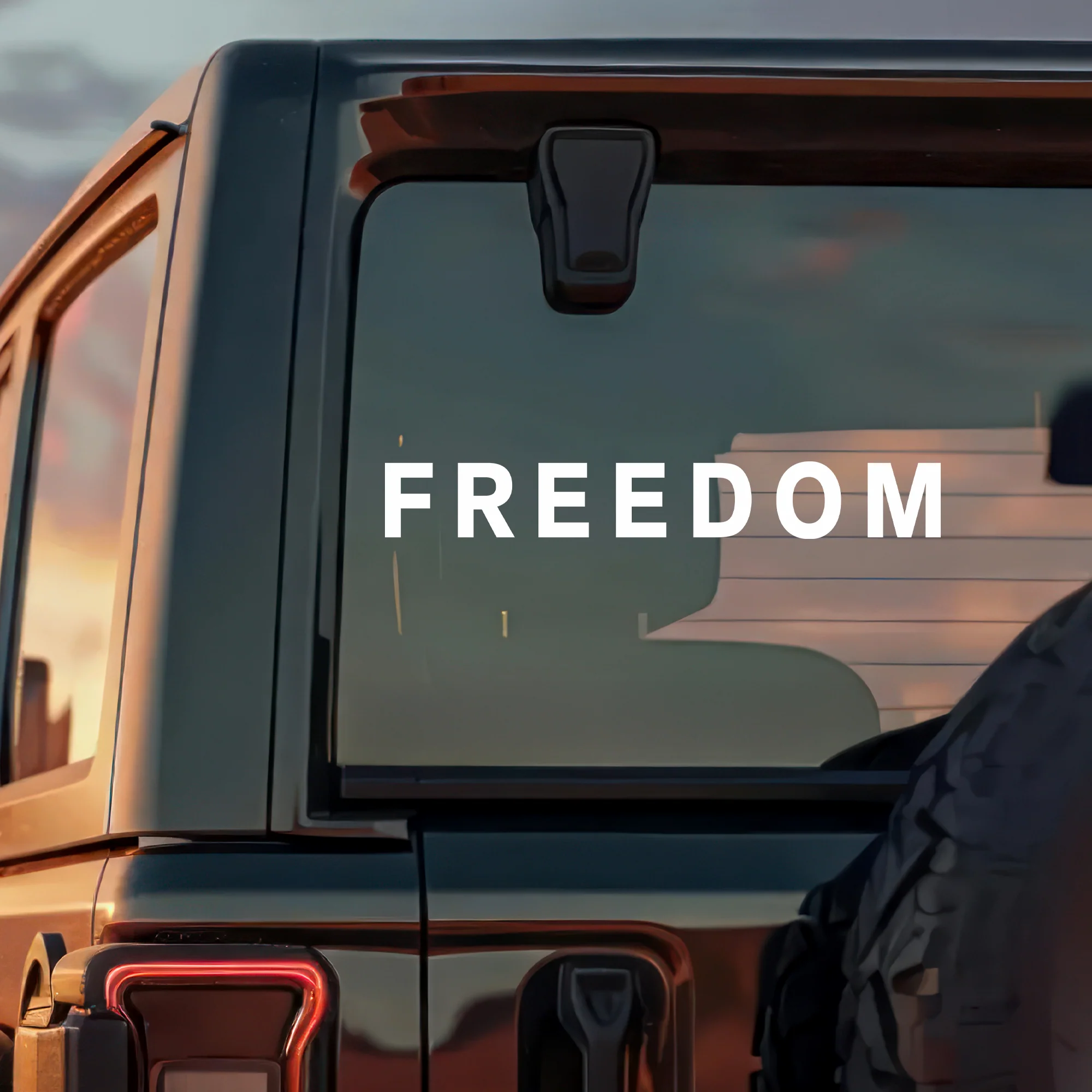 Freedom Charlie Kirk Car Window Decal Sticker LM32 67785 - Image 4