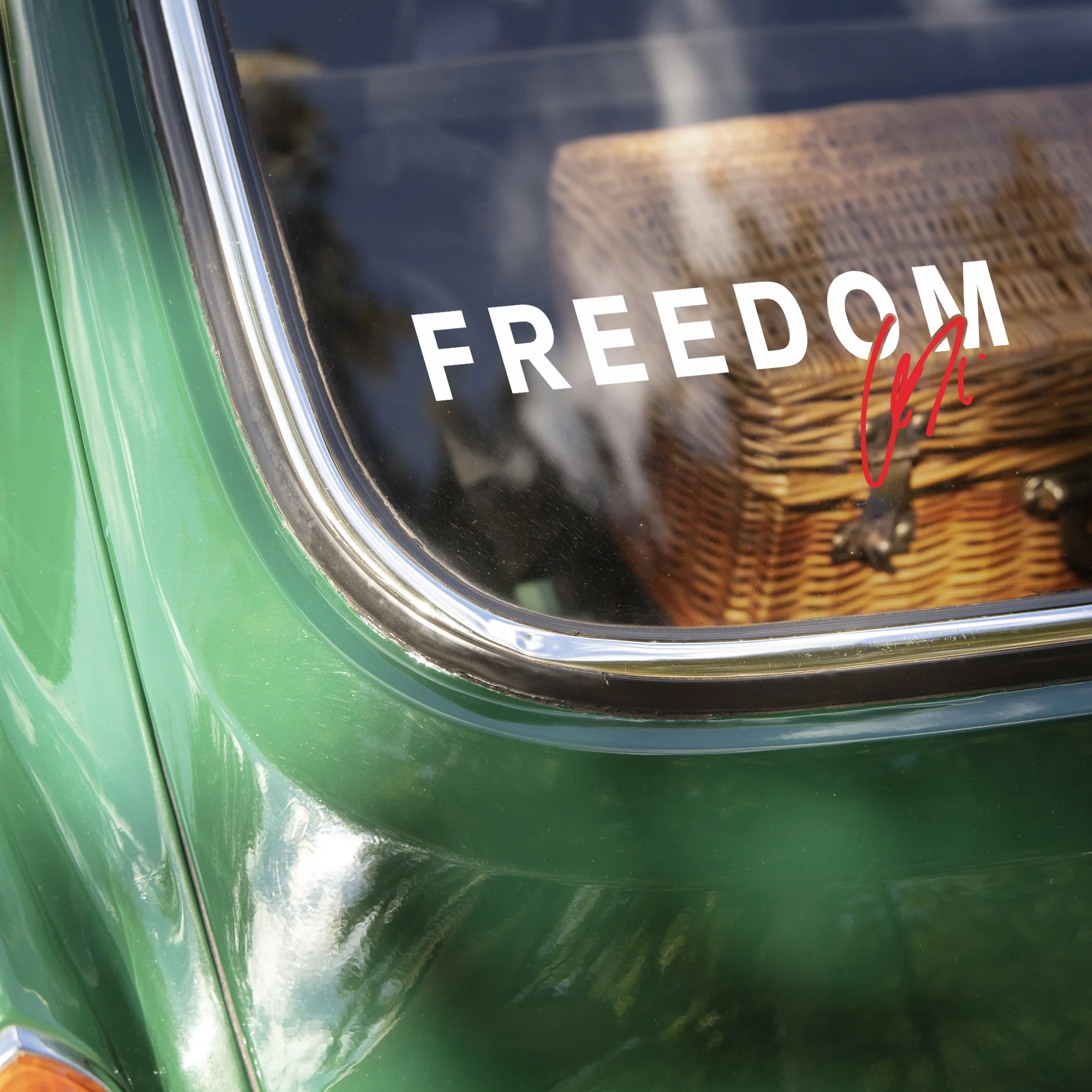 Freedom Charlie Kirk Memorial MAGA Car Window Decal Sticker LM32 67777 - Image 2