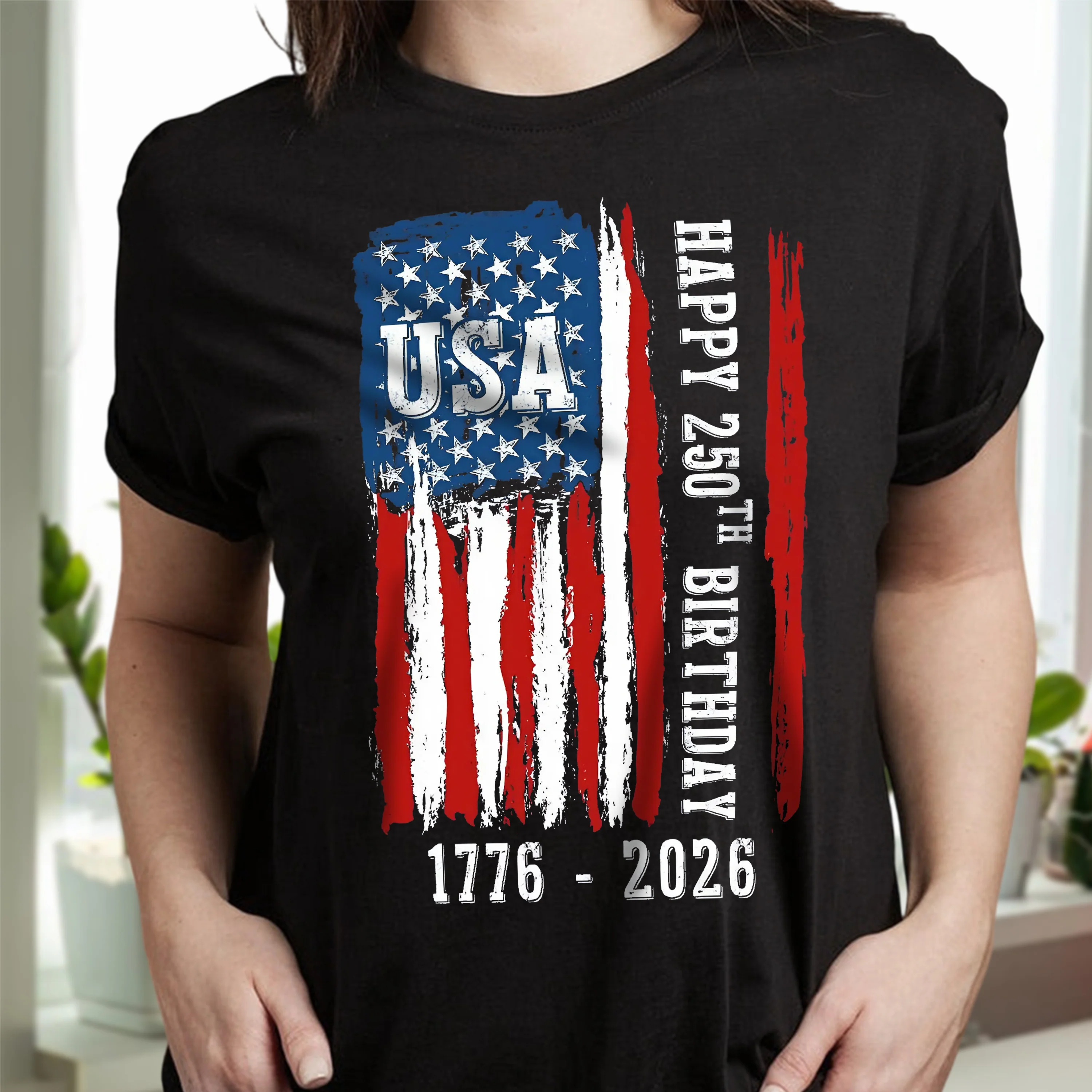 Happy 250th Birthday America Flag Bright Shirt LM32 895283 - Image 4
