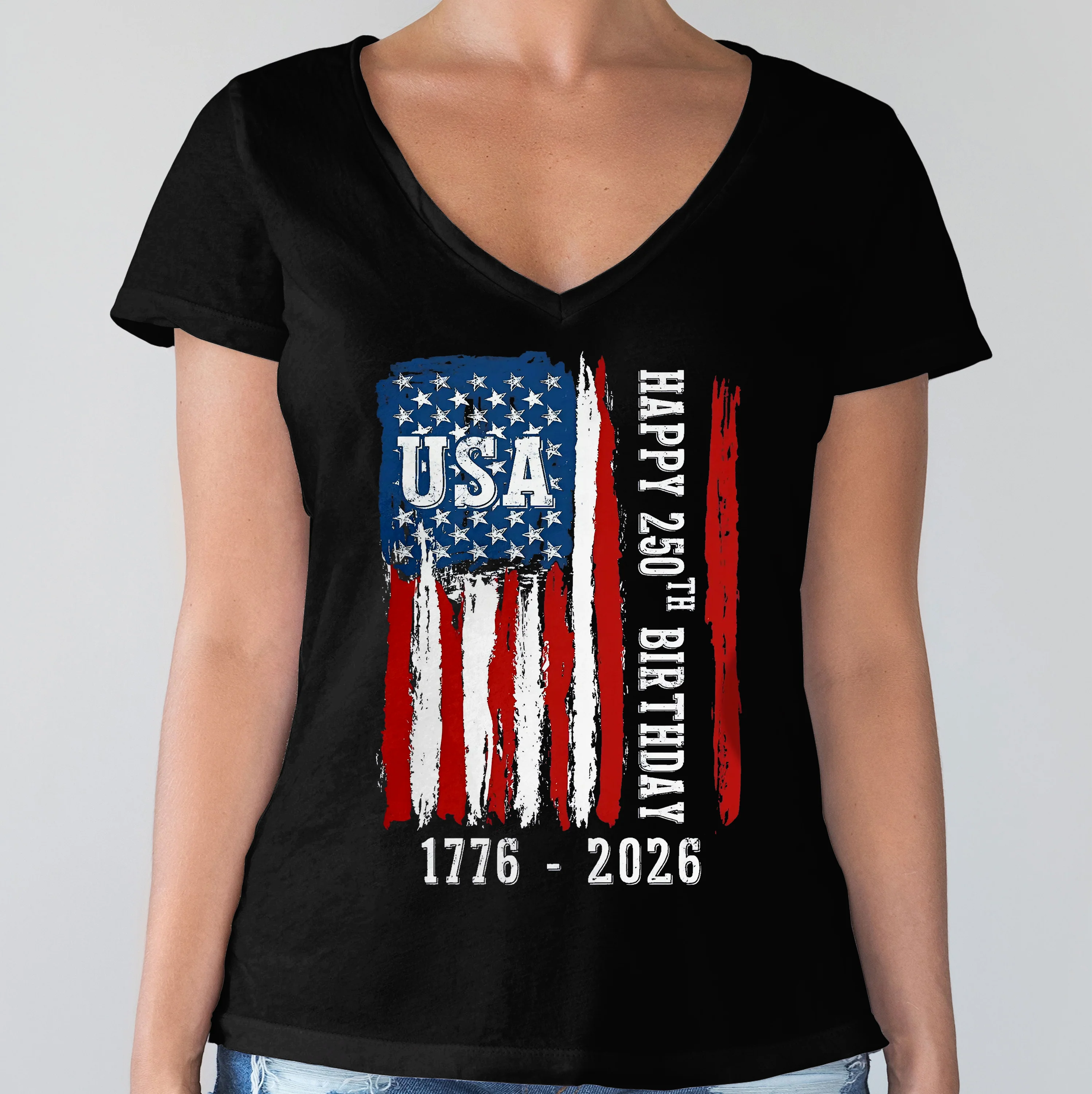 Happy 250th Birthday America Flag Bright Shirt LM32 895283 - Image 5