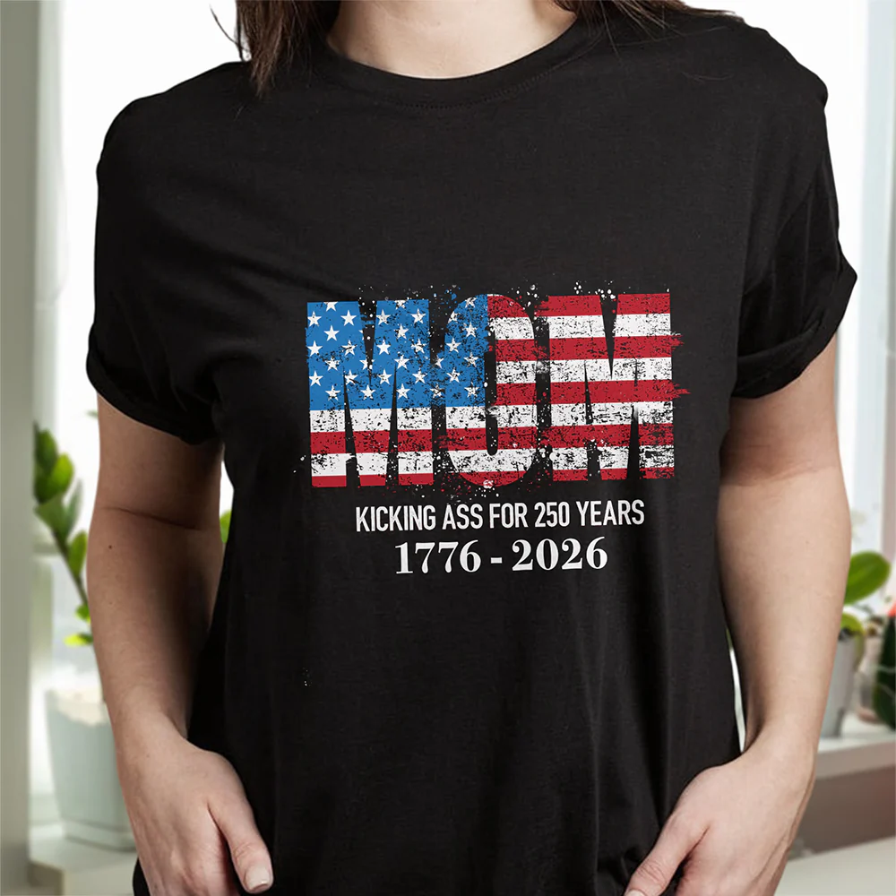 Kicking Ass For 250 Years Of Freedom Patriot Dark Shirt LM32 895157 - Image 5