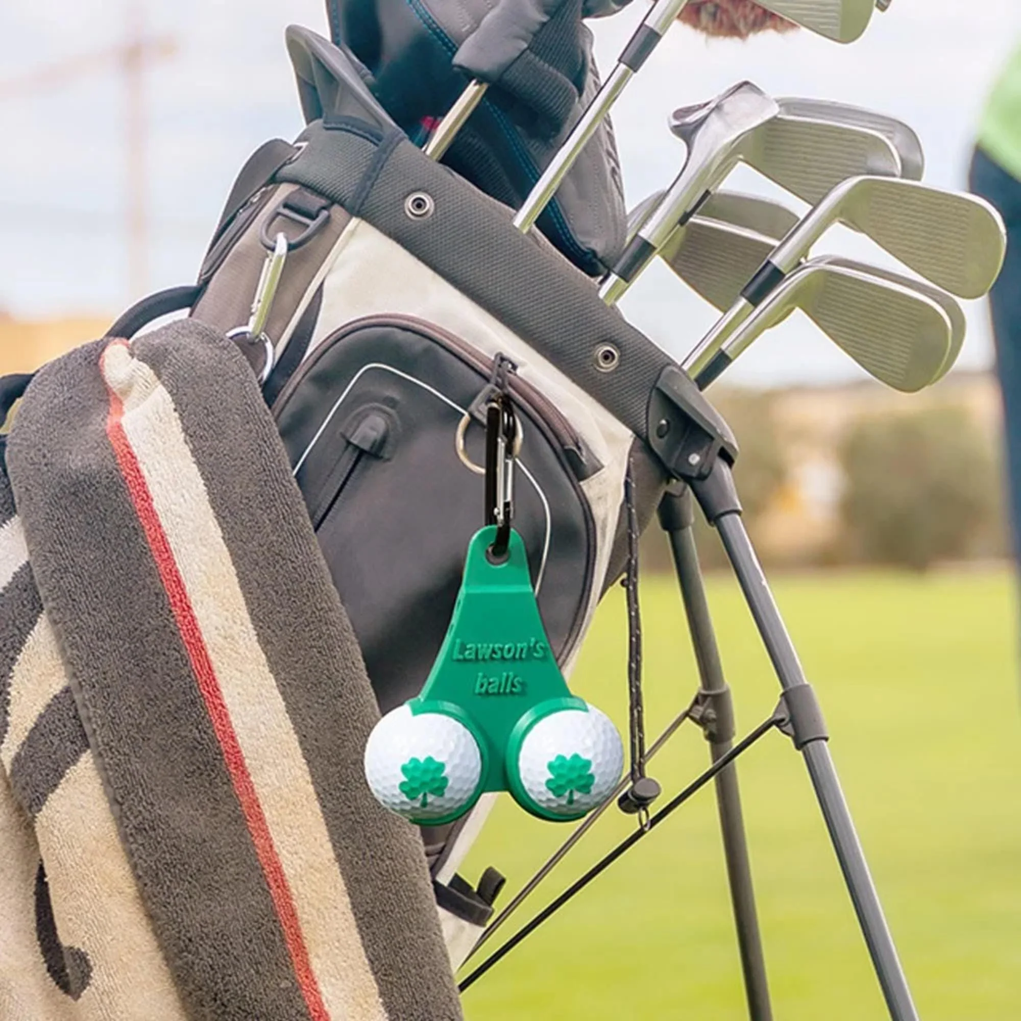 Personalized 3D Printed Golf Ball & Tees Holder Funny Golf Accessory for Him, Gift for Golf Lovers, Golf Dad Gift Idea LM32 897627 - Image 2
