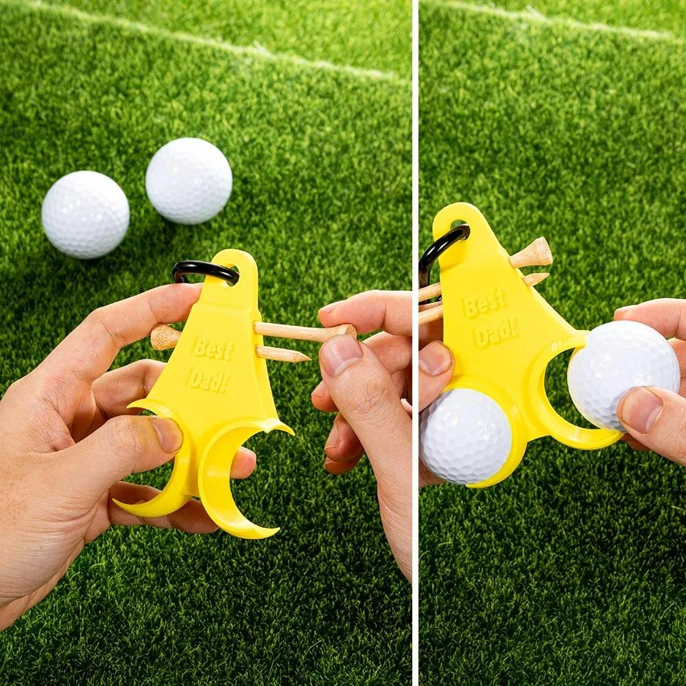 Personalized 3D Printed Golf Ball & Tees Holder Funny Golf Accessory for Him, Gift for Golf Lovers, Golf Dad Gift Idea LM32 897627 - Image 3