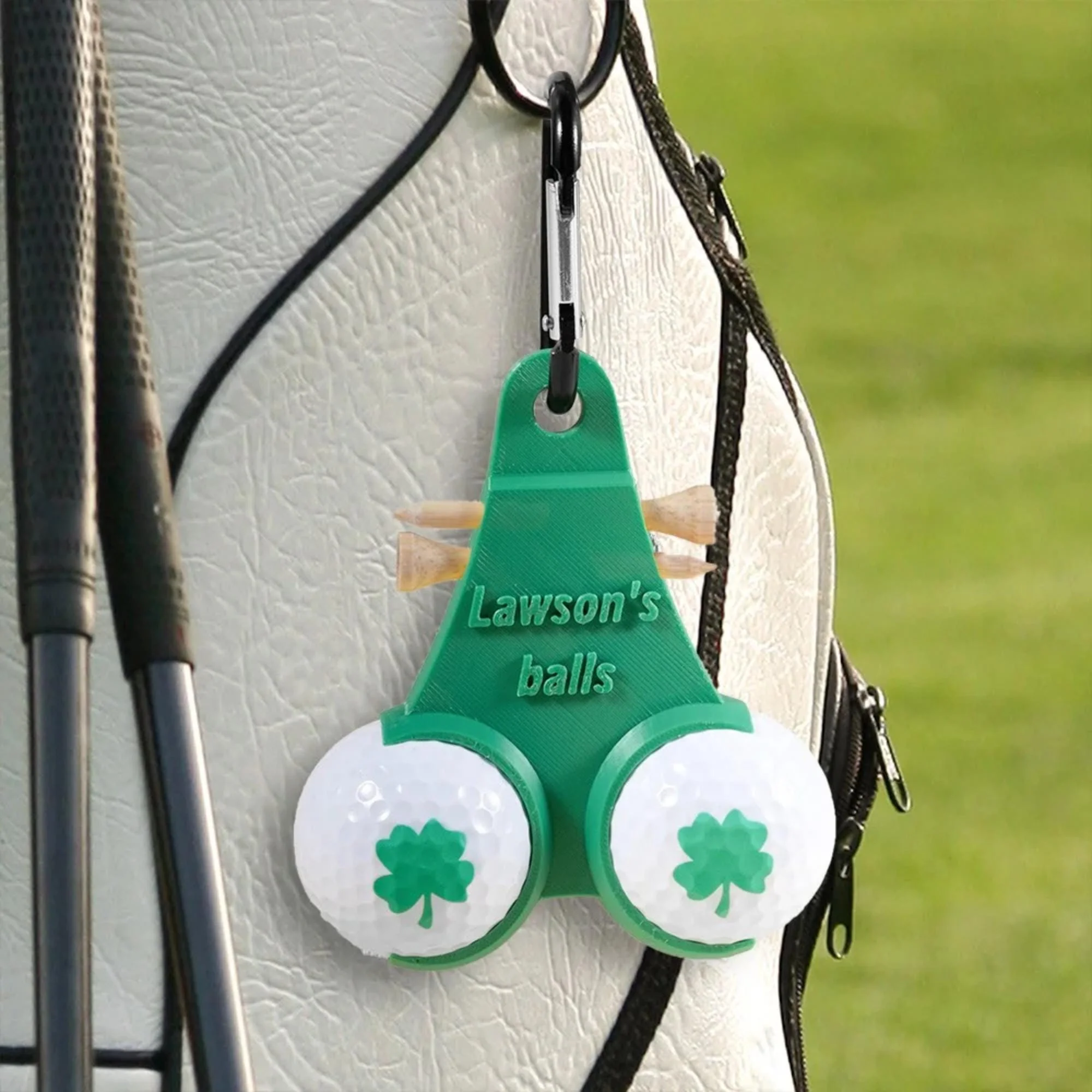 Personalized 3D Printed Golf Ball & Tees Holder Funny Golf Accessory for Him, Gift for Golf Lovers, Golf Dad Gift Idea LM32 897627 - Image 9