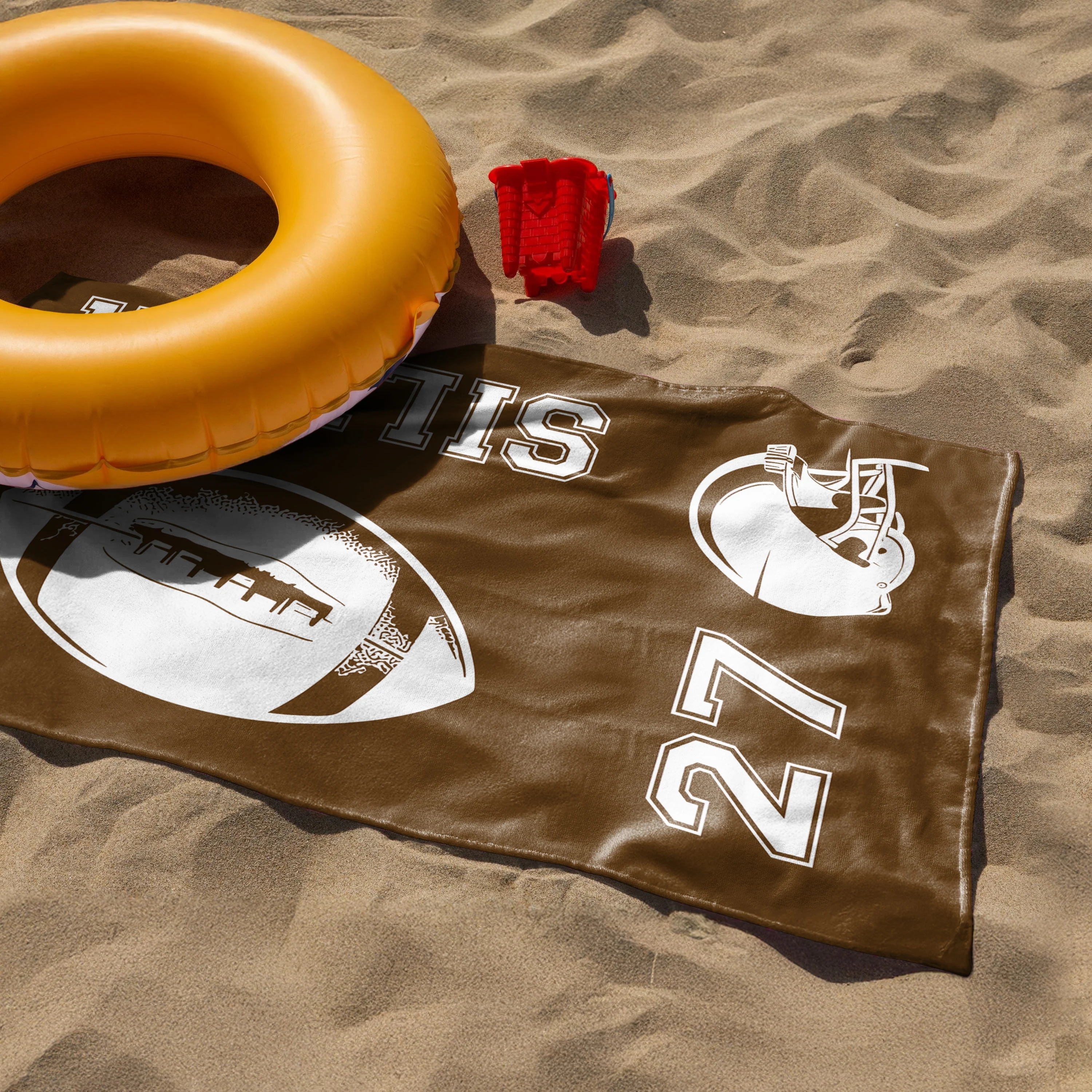 Personalized Athletic Summer Beach Towels For Sport Lovers LM32 893465 - Image 5