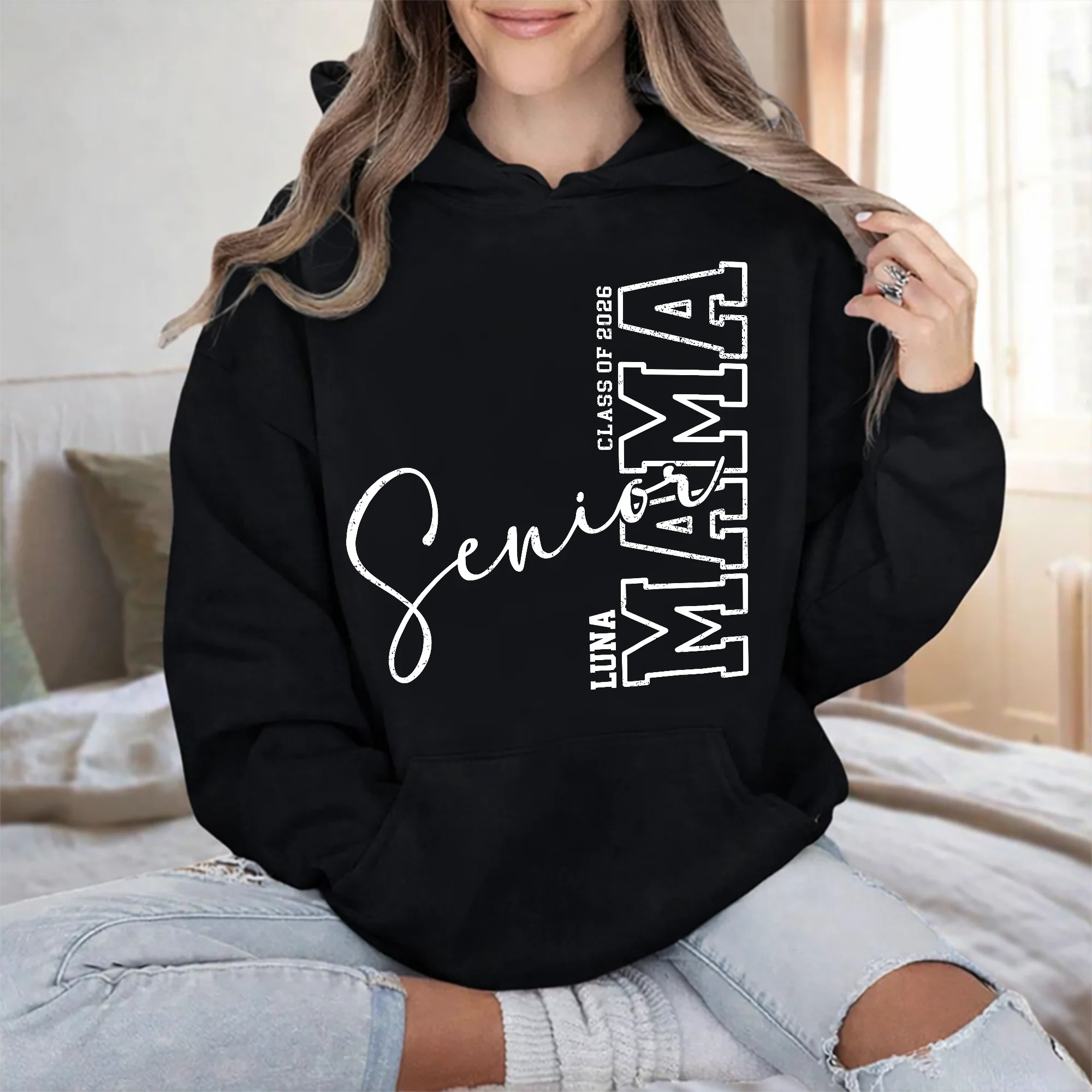 Personalized Class Of 2026 Senior Mom Graduation Dark Shirt LM32 899339 - Image 6