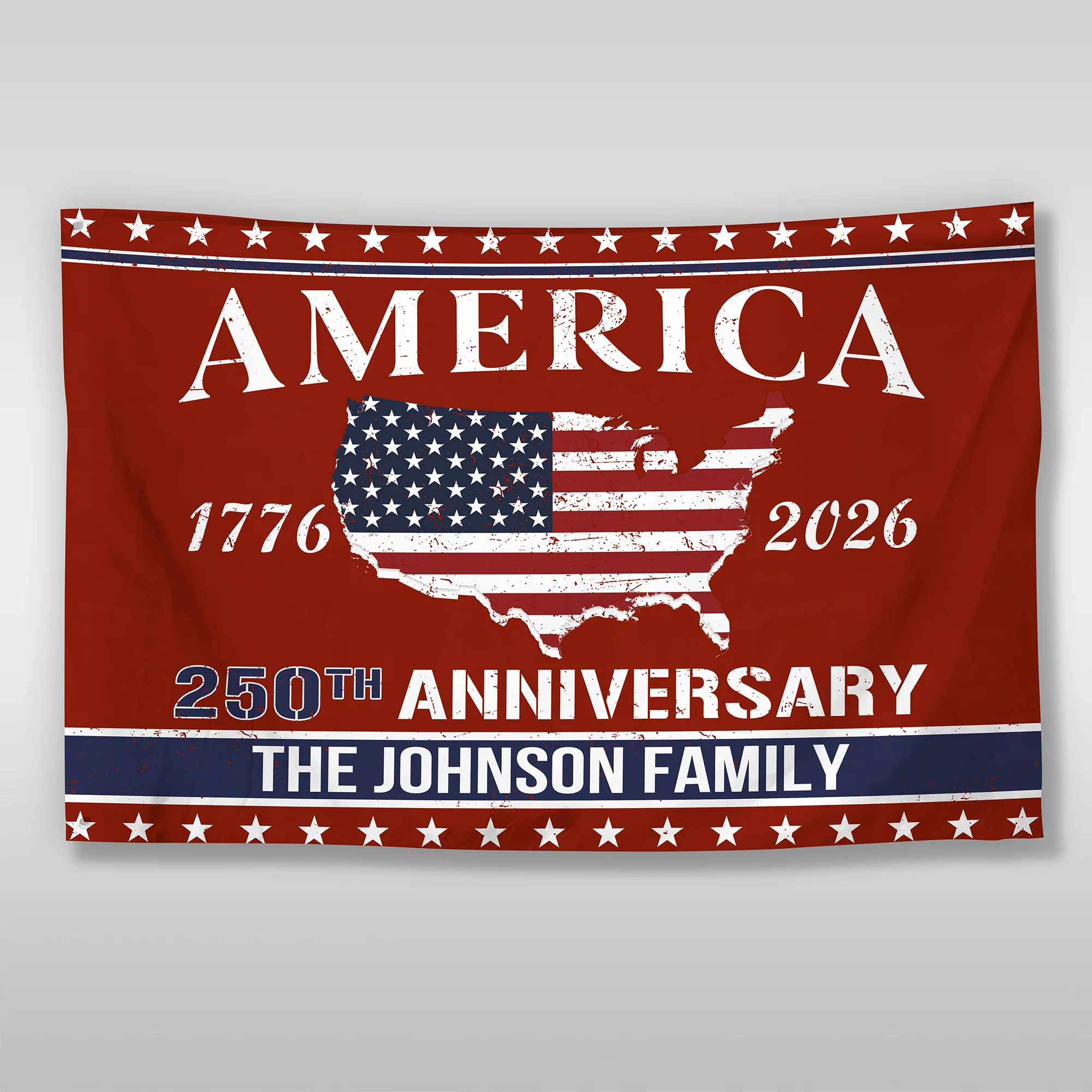 Personalized Family Name America 250th Anniversary Banner House Flag LM32 897163 - Image 6