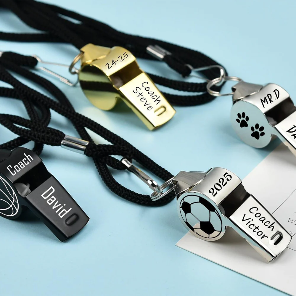 Personalized Football Soccer Basketball Teacher Coach Whistle - Teacher Gifts, Graduation Gift LM32 897823 - Image 7