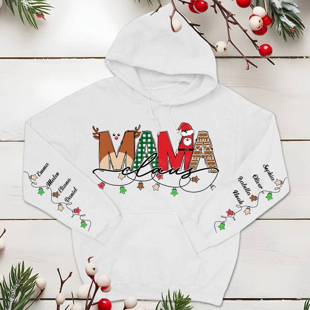 Personalized Gift Family Name Claus Christmas Light Sweatshirt For Family, Lover TH10 891741 - Image 6