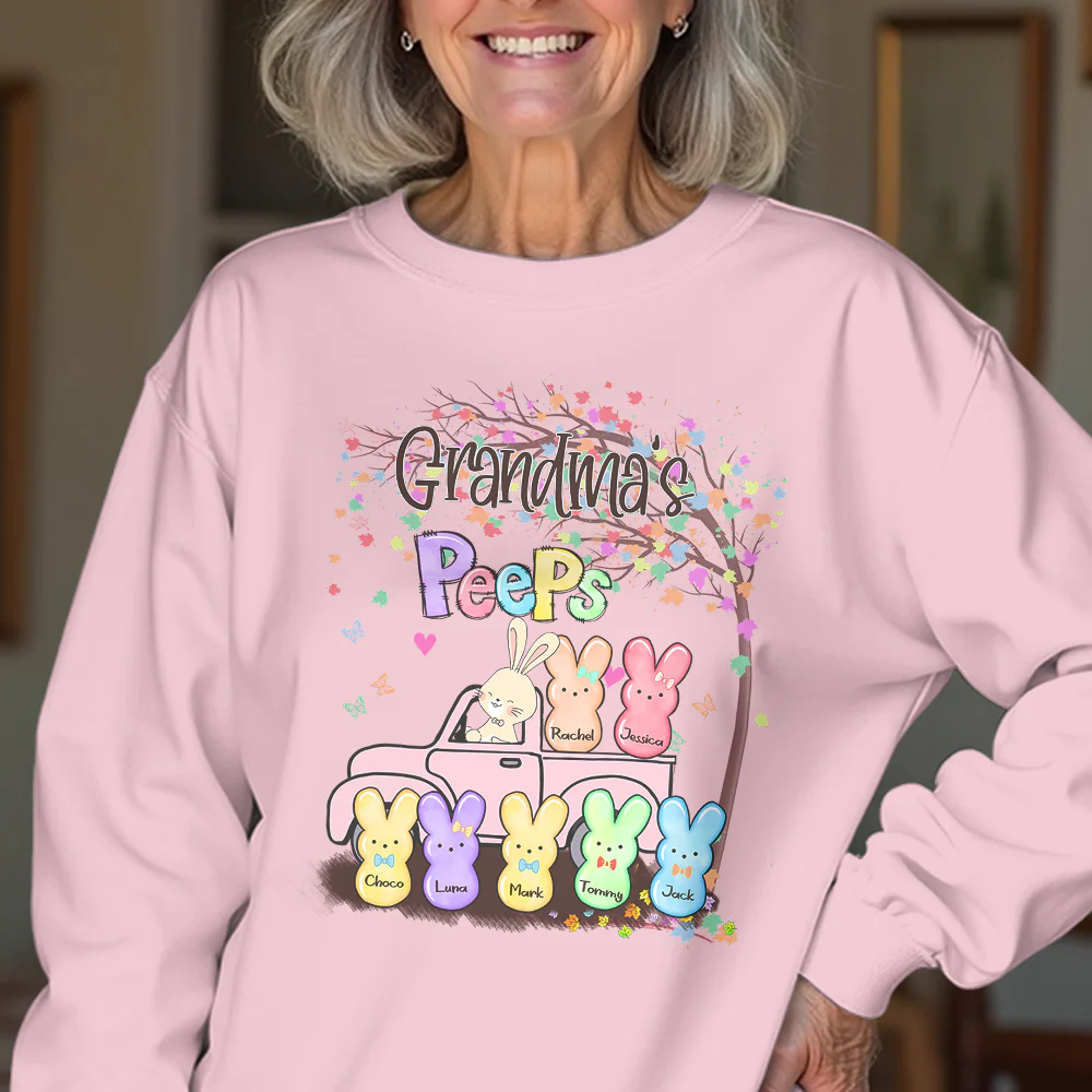 Personalized Gift For Grandma Tree Easter With Kid Shirt LM32 893175 - Image 3